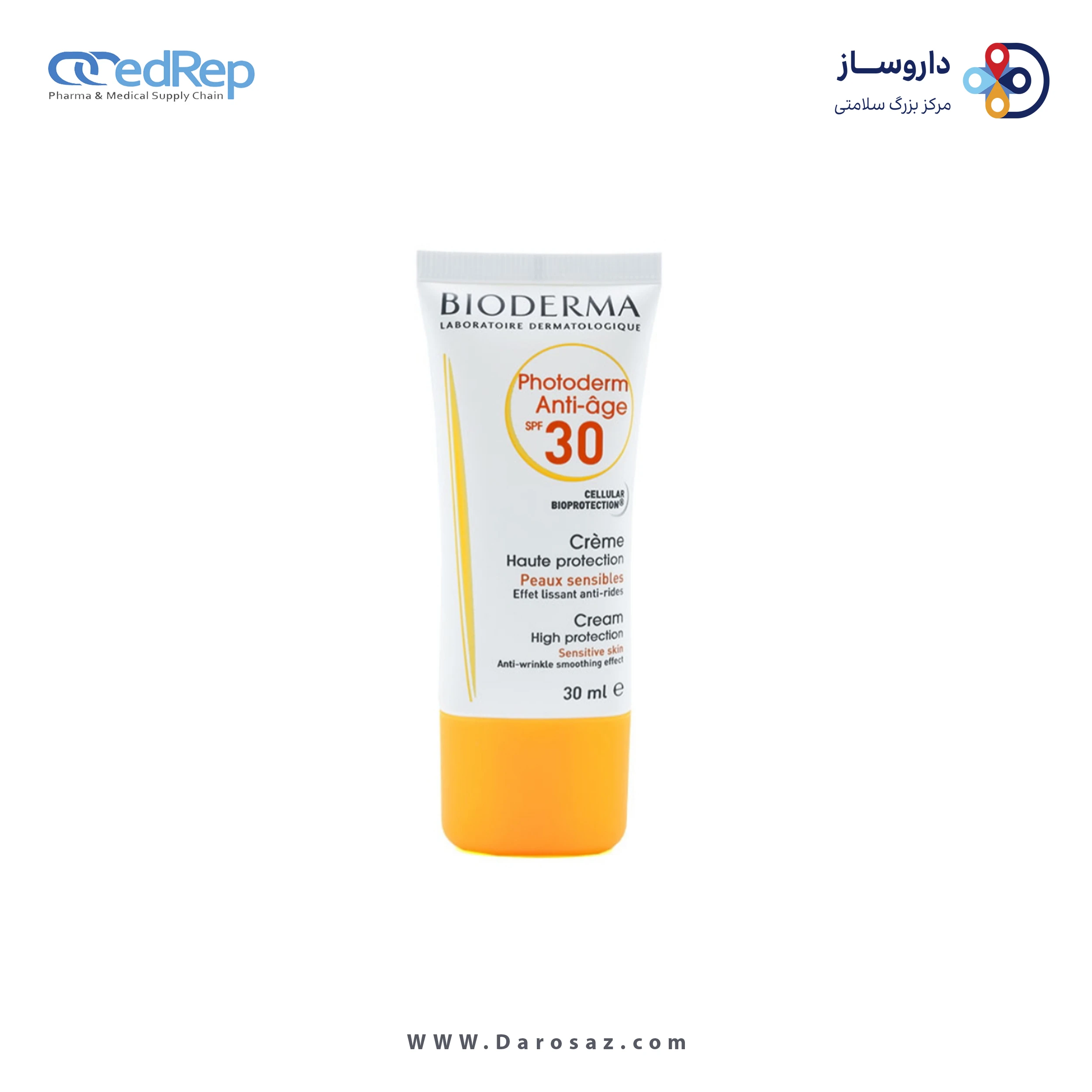 فراورده های ضد چروک BIODERMA Photoderm Anti Age Face SPF30 (Anti Ageing Visage SPF30)
