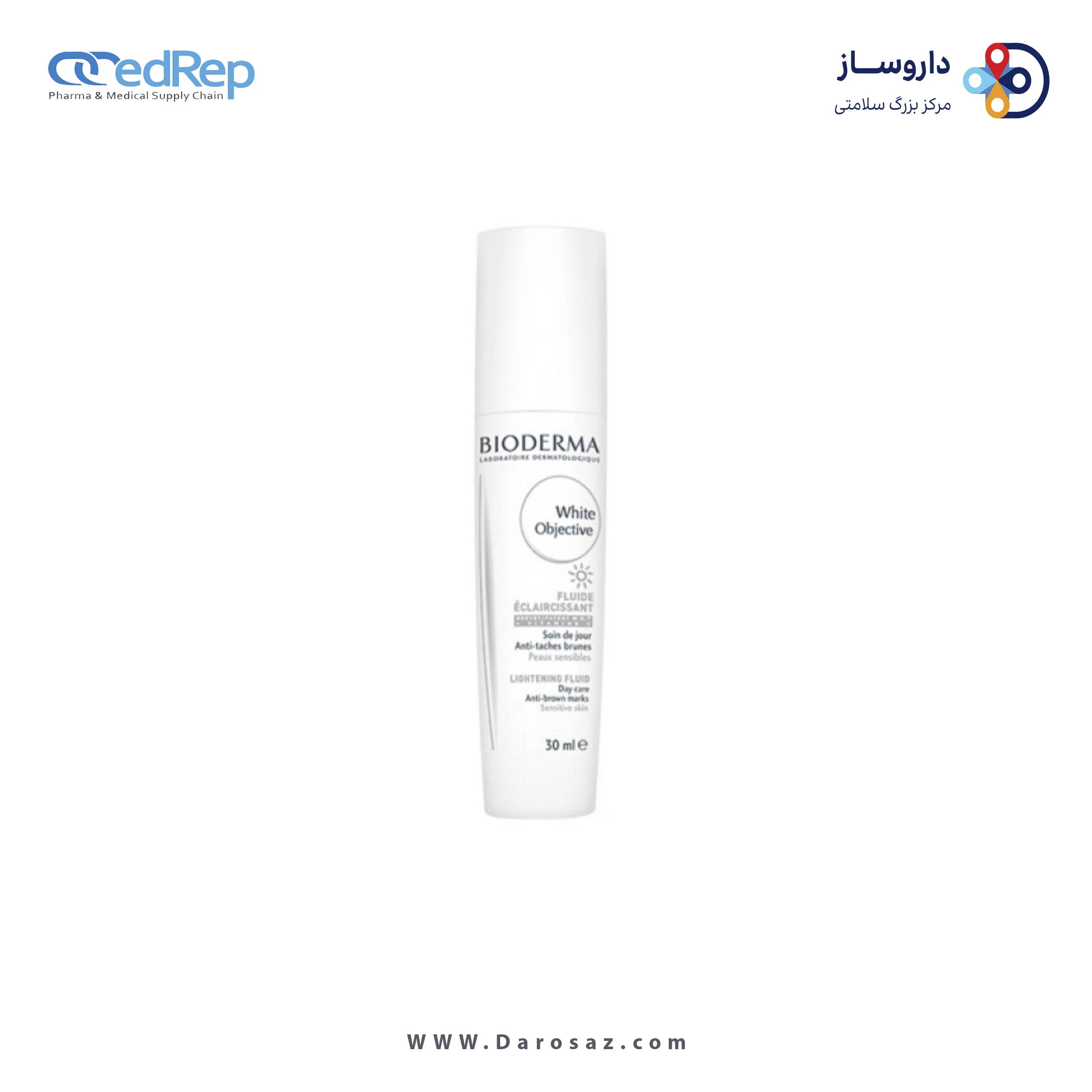 کرمها ، امولسیونها ، لوسیونها ، ژلها و روغنها برای پوست (دست ، صورت ، پا و...)BIODERMA White Objective Lightening Fluide 30ml