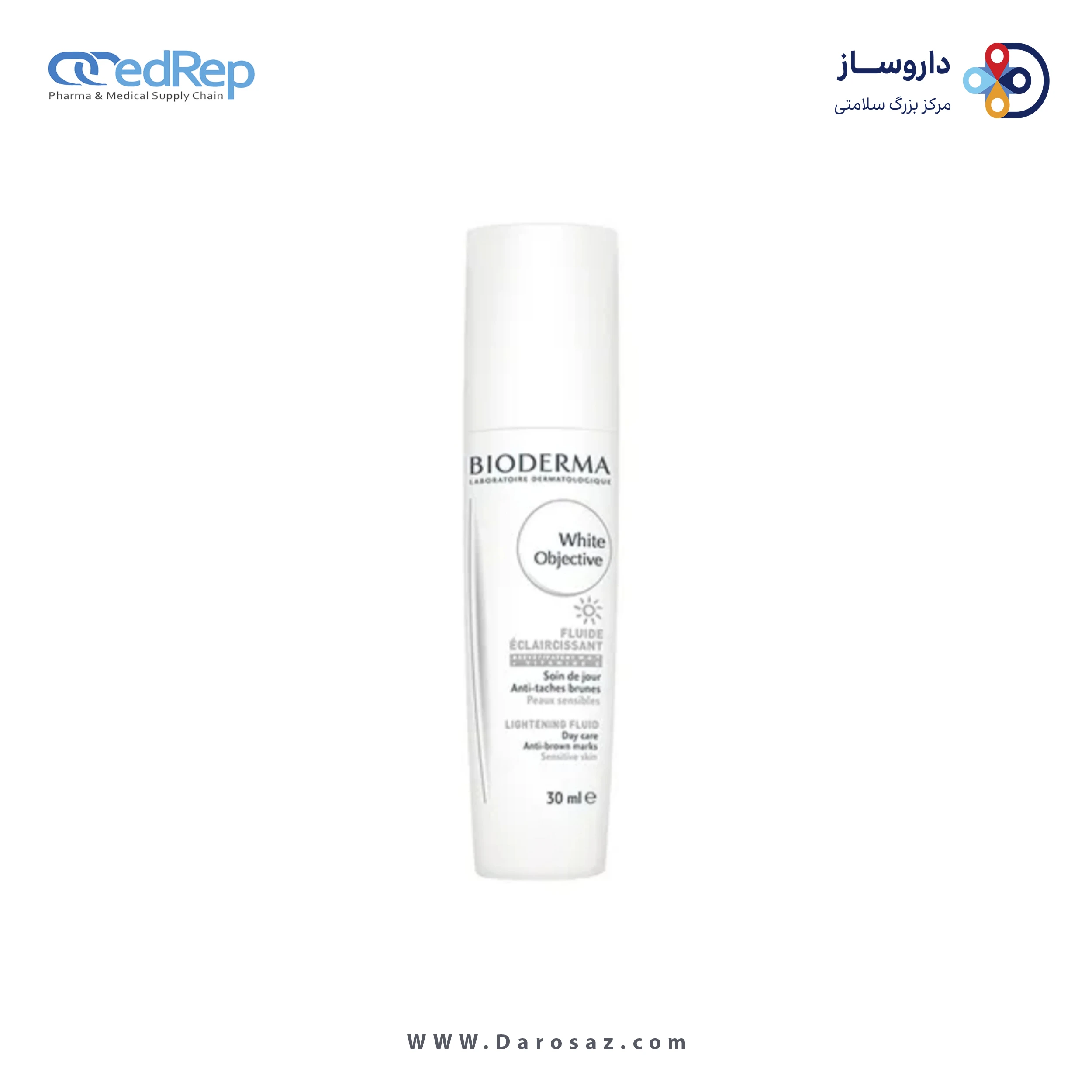 کرمها ، امولسیونها ، لوسیونها ، ژلها و روغنها برای پوست (دست ، صورت ، پا و...)BIODERMA White Objective Lightening Fluide