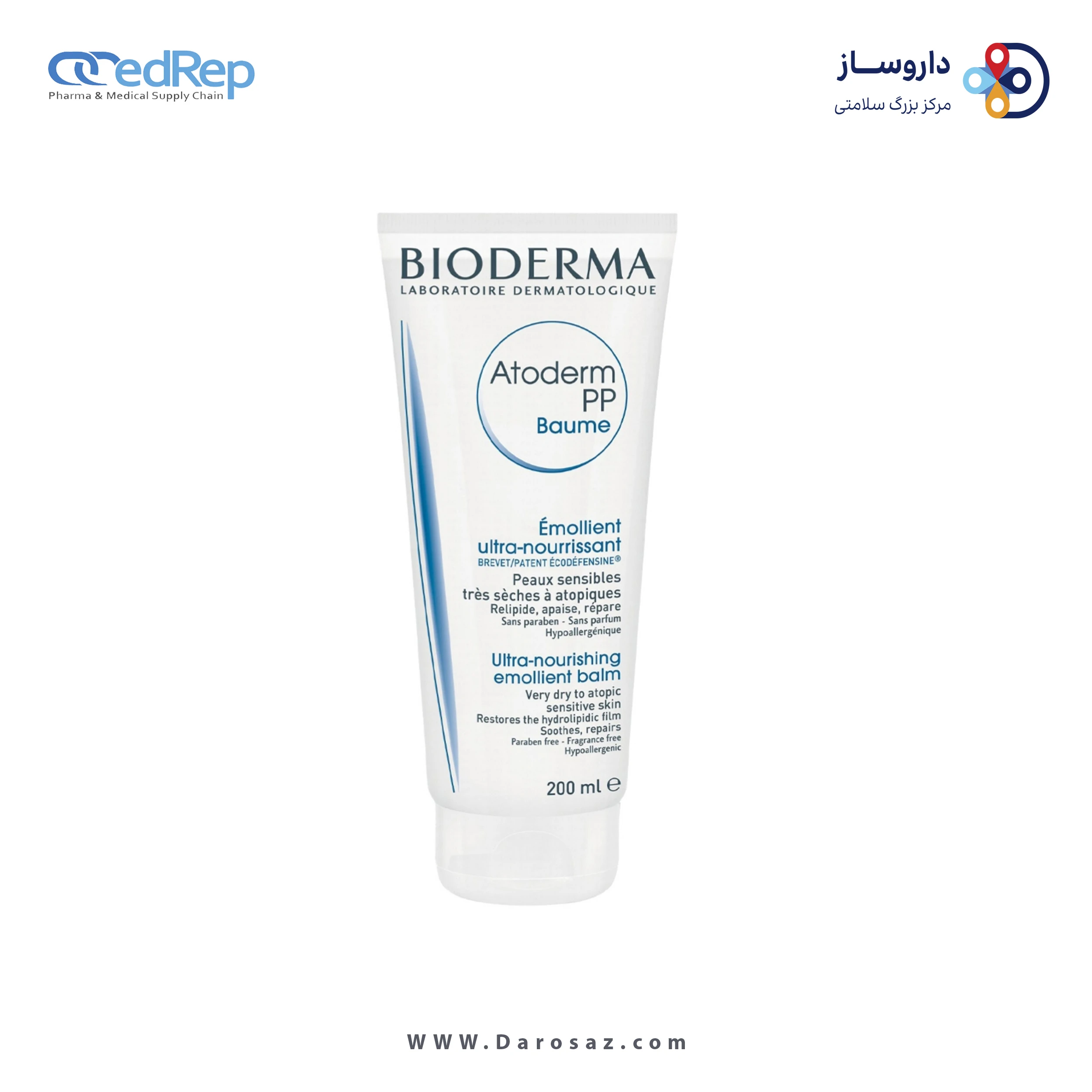 کرمها ، امولسیونها ، لوسیونها ، ژلها و روغنها برای پوست (دست ، صورت ، پا و...)BIODERMA Atoderm PP Anti Recidive 200ml