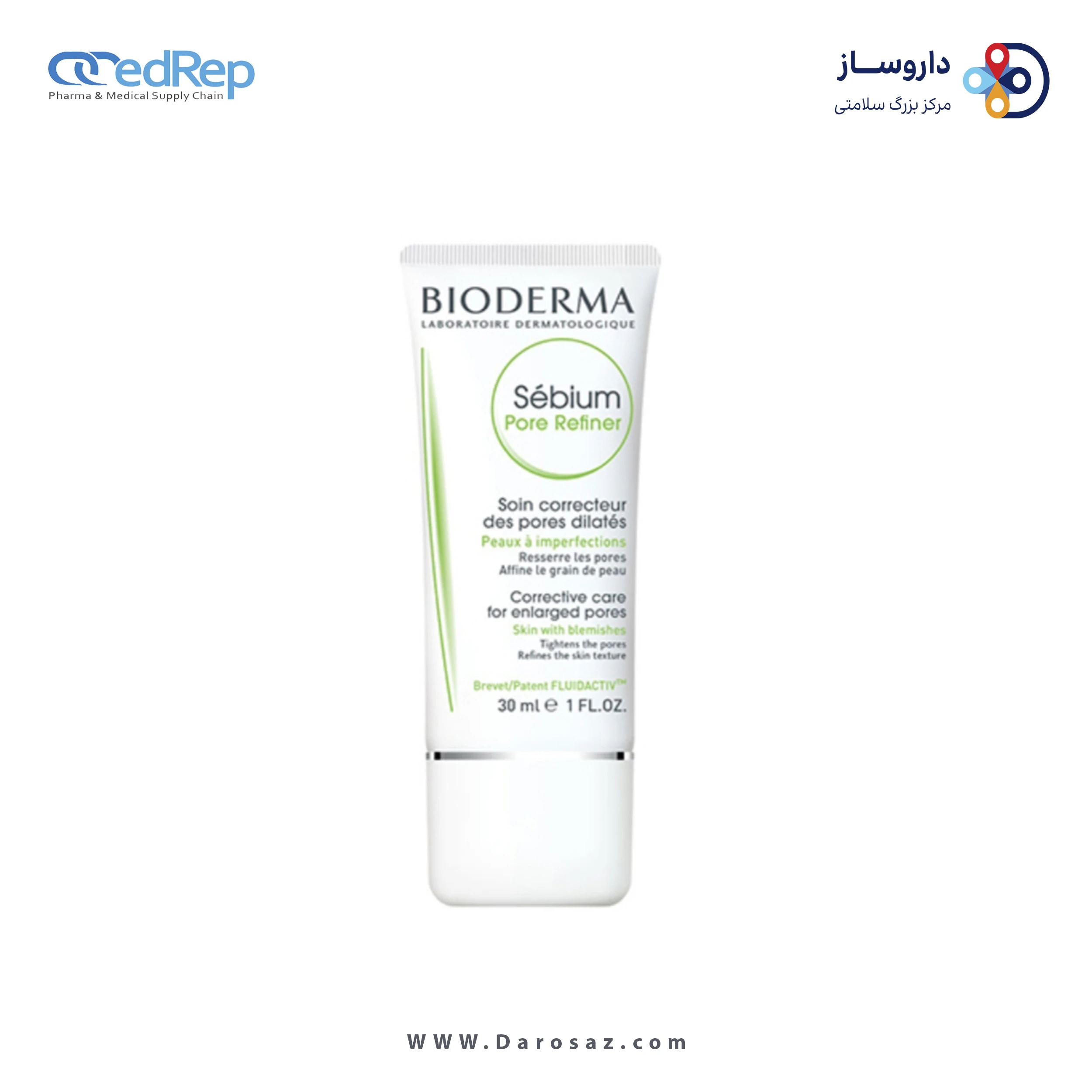 کرمها ، امولسیونها ، لوسیونها ، ژلها و روغنها برای پوست (دست ، صورت ، پا و...)BIODERMA SEBIUM PORE REFINER 30 ML