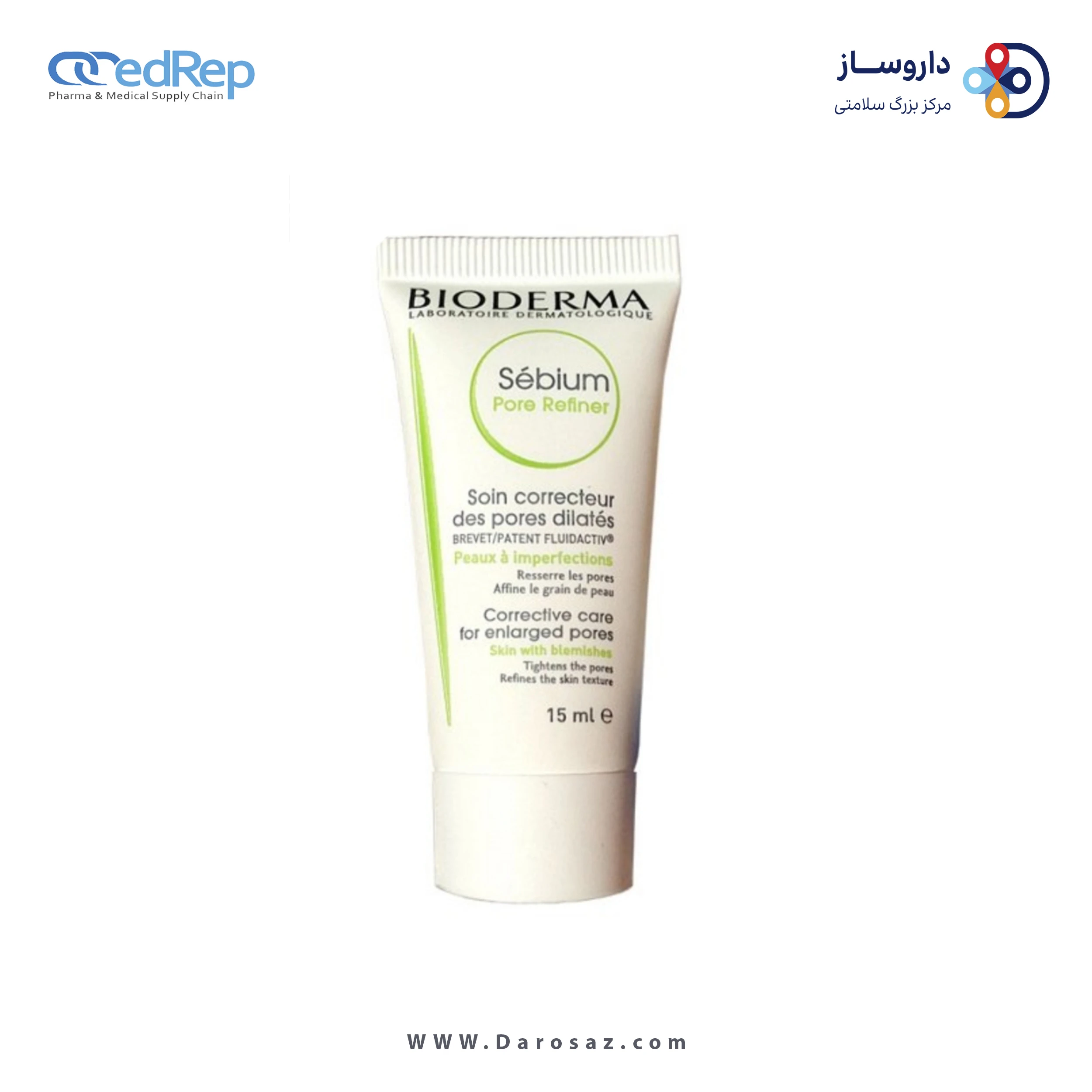 کرمها ، امولسیونها ، لوسیونها ، ژلها و روغنها برای پوست (دست ، صورت ، پا و...)BIODERMA SEBIUM PORE REFINER 15 ML
