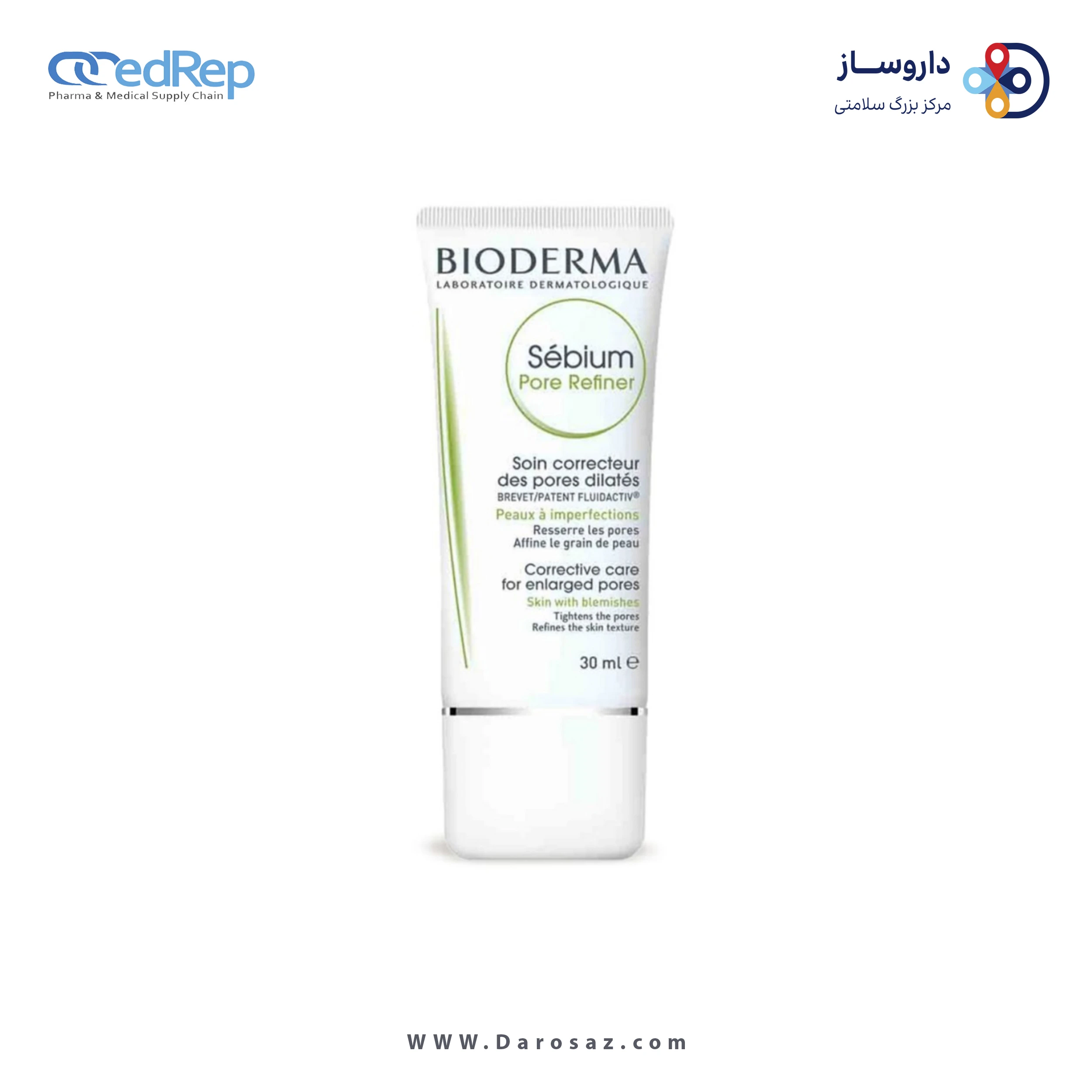 کرمها ، امولسیونها ، لوسیونها ، ژلها و روغنها برای پوست (دست ، صورت ، پا و...)BIODERMA Sebium Pore Refiner