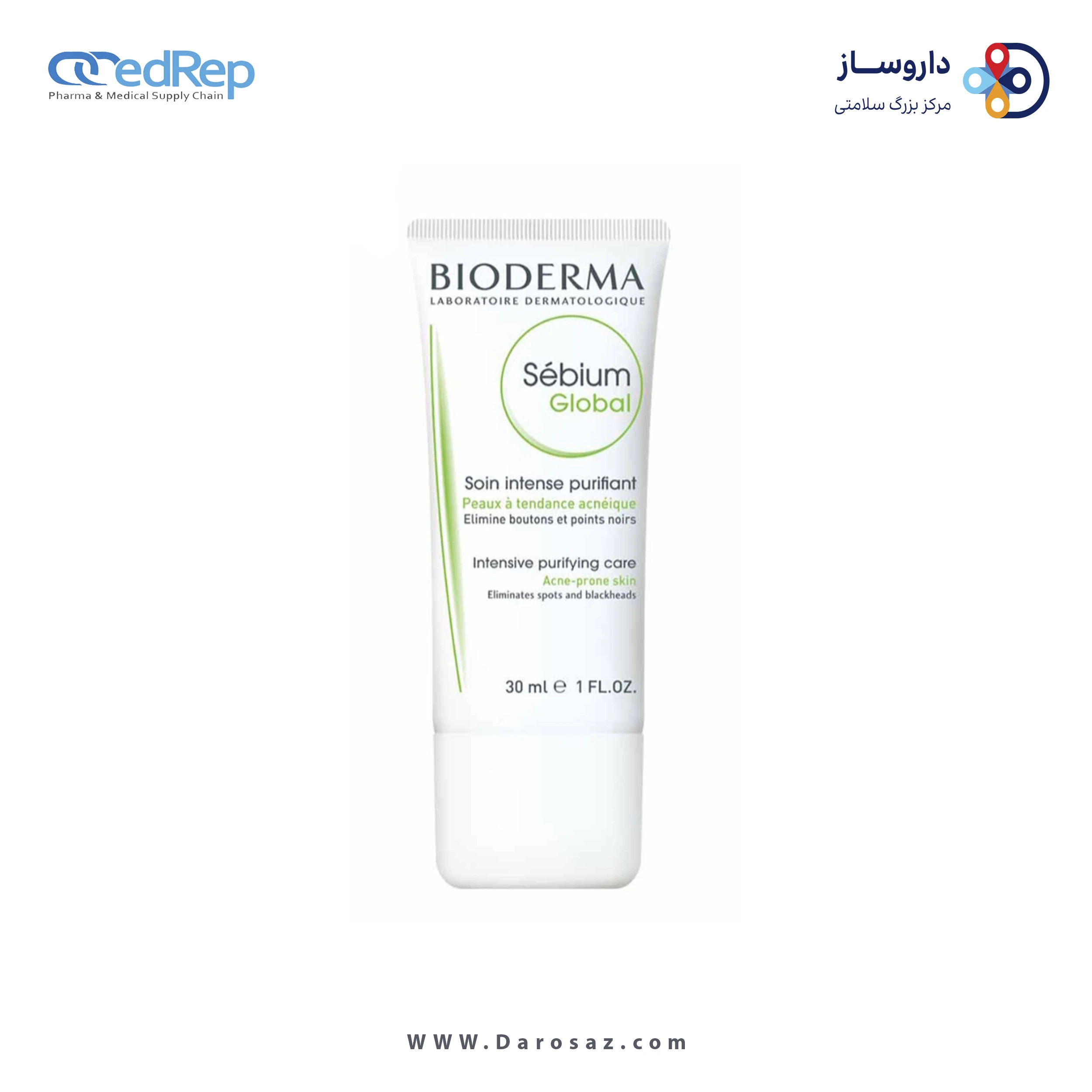 کرمها ، امولسیونها ، لوسیونها ، ژلها و روغنها برای پوست (دست ، صورت ، پا و...)BIODERMA Sebium Global