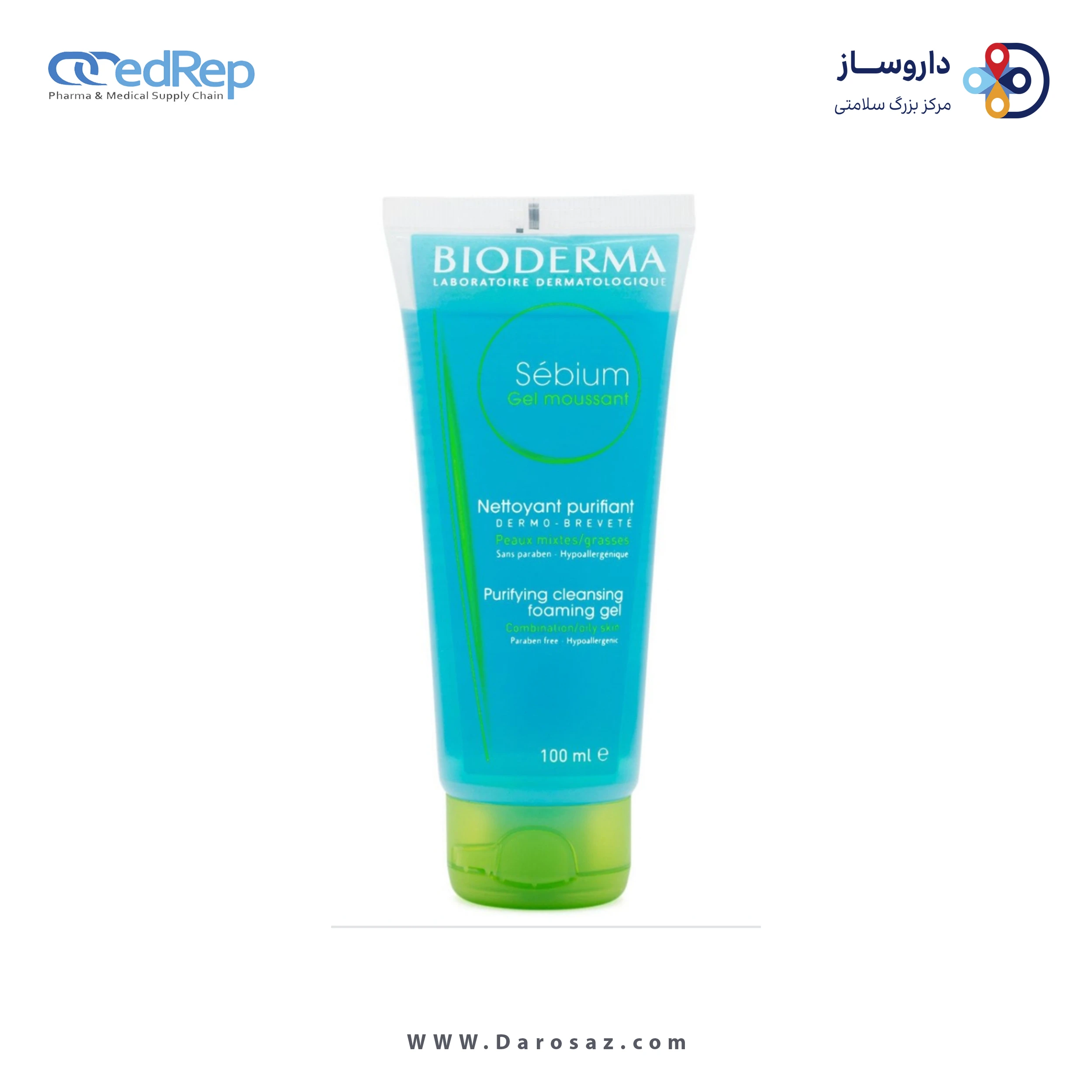 کرمها ، امولسیونها ، لوسیونها ، ژلها و روغنها برای پوست (دست ، صورت ، پا و...)BIODERMA Sebium Foaming Gel