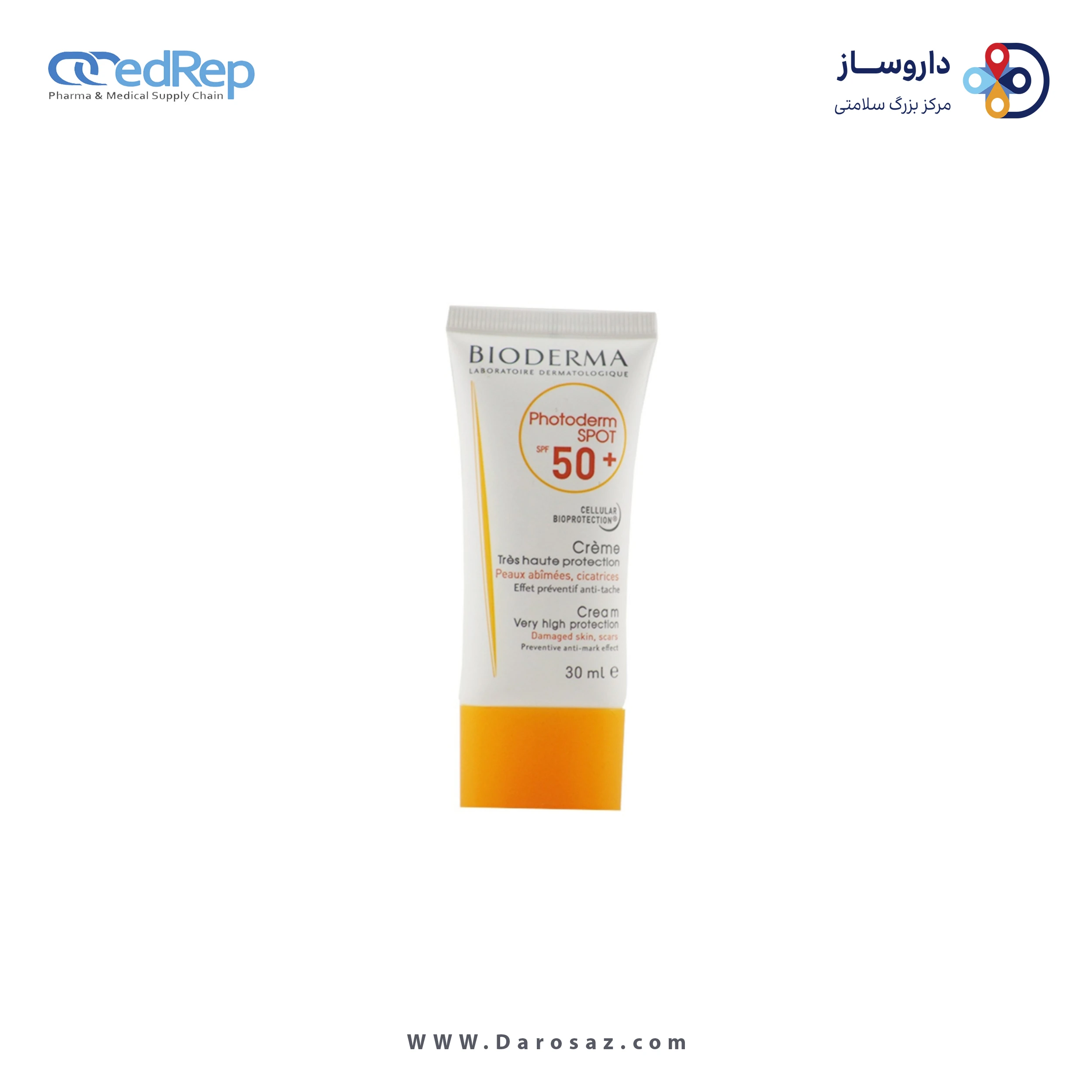 کرمها ، امولسیونها ، لوسیونها ، ژلها و روغنها برای پوست (دست ، صورت ، پا و...)BIODERMA Photoderm Spot SPF50+