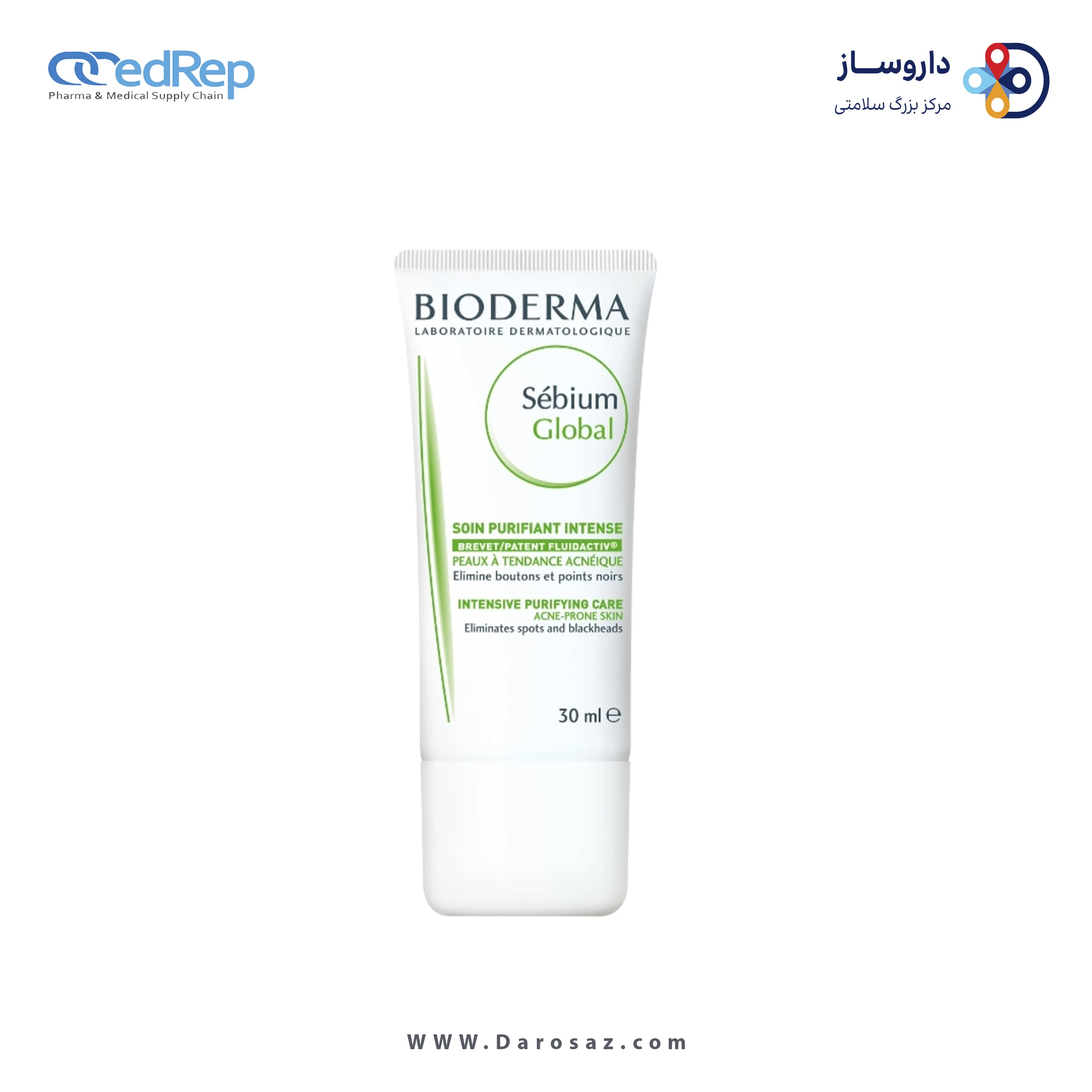 کرمها ، امولسیونها ، لوسیونها ، ژلها و روغنها برای پوست (دست ، صورت ، پا و...)BIODERMA SEBIUM GLOBAL