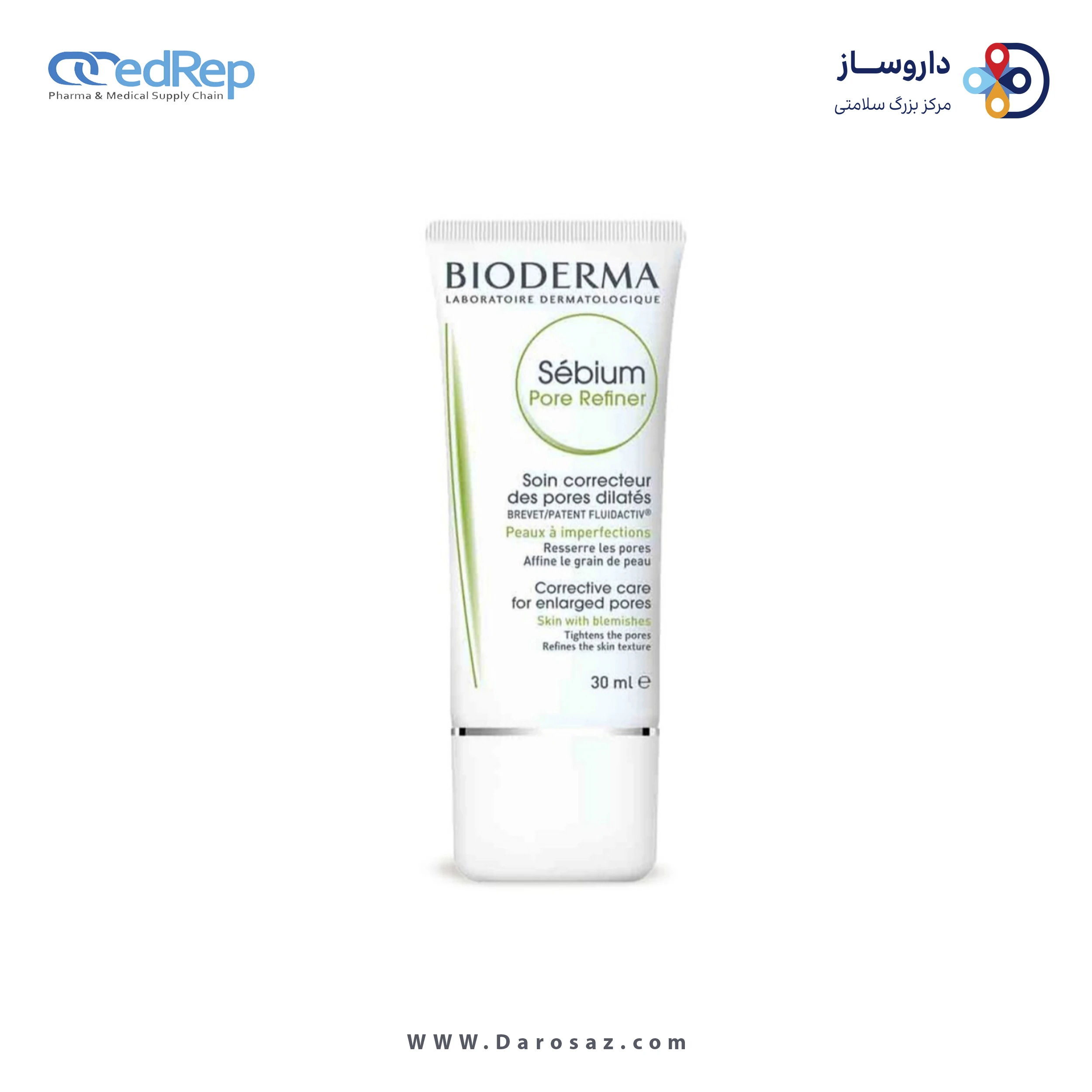 کرمها ، امولسیونها ، لوسیونها ، ژلها و روغنها برای پوست (دست ، صورت ، پا و...)BIODERMA Sebium Pore Refiner 30ml