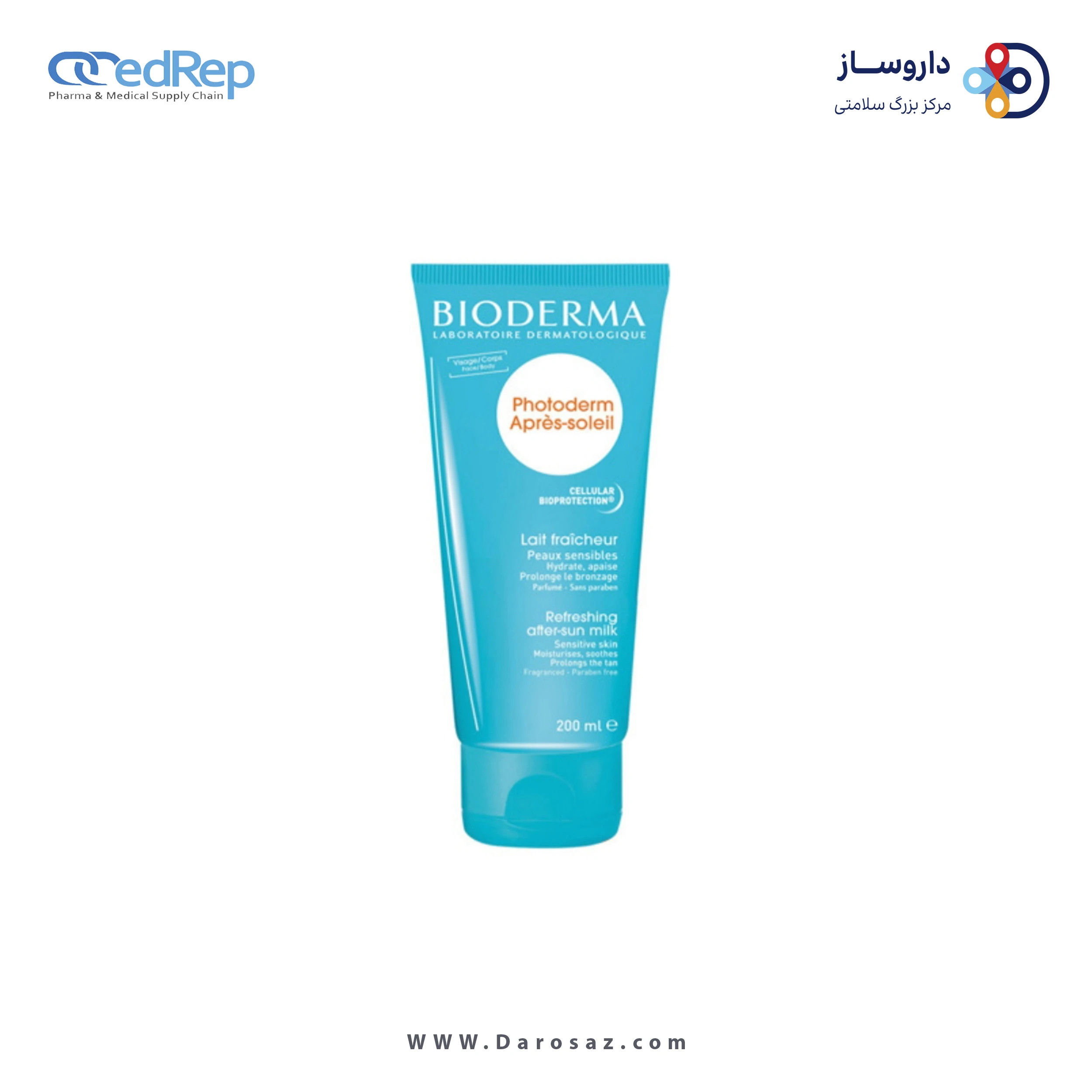 کرمها ، امولسیونها ، لوسیونها ، ژلها و روغنها برای پوست (دست ، صورت ، پا و...)BIODERMA Photoderm Apres Soleil After Sun 200ml