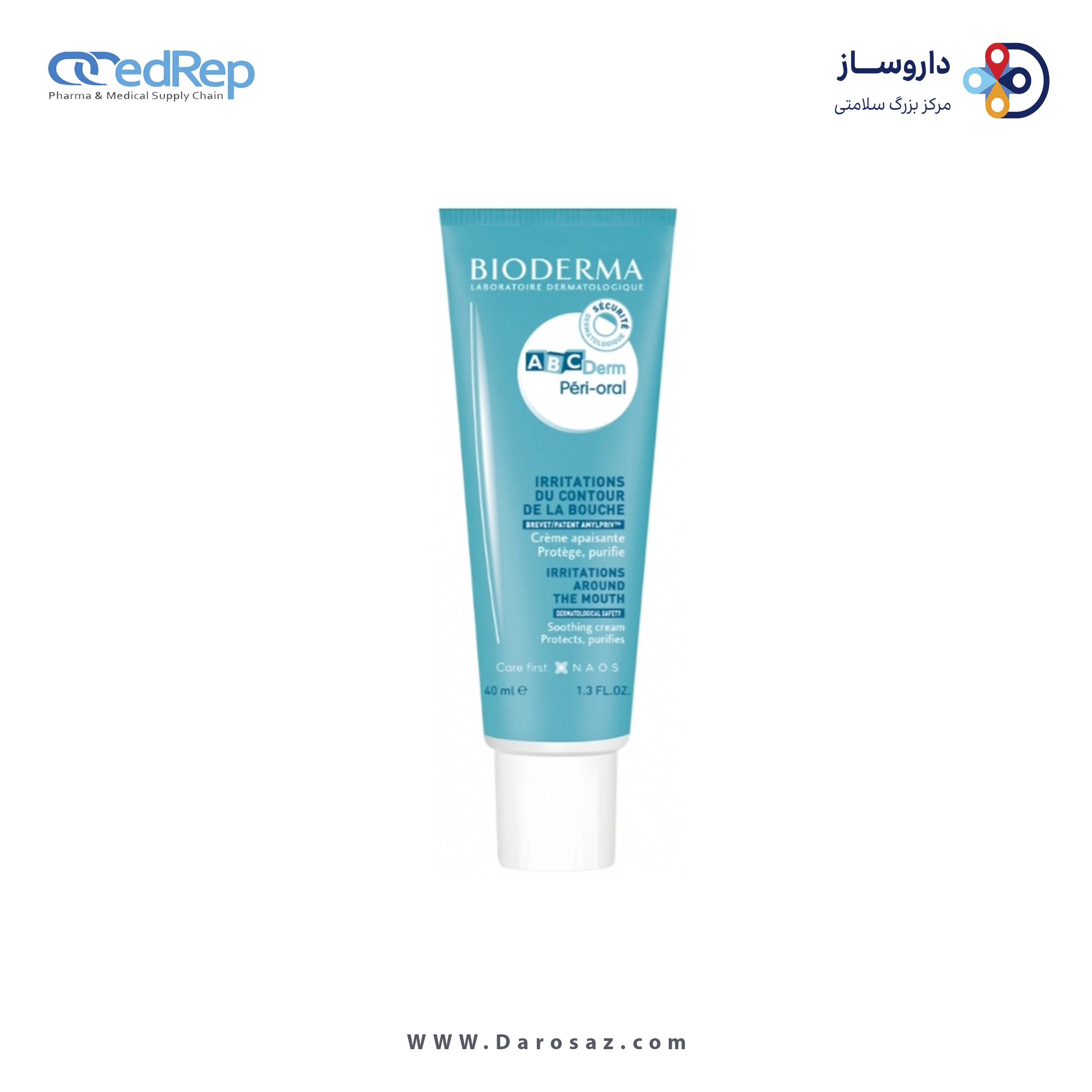 کرمها ، امولسیونها ، لوسیونها ، ژلها و روغنها برای پوست (دست ، صورت ، پا و...)BIODERMA ABCDERM PERI ORAL