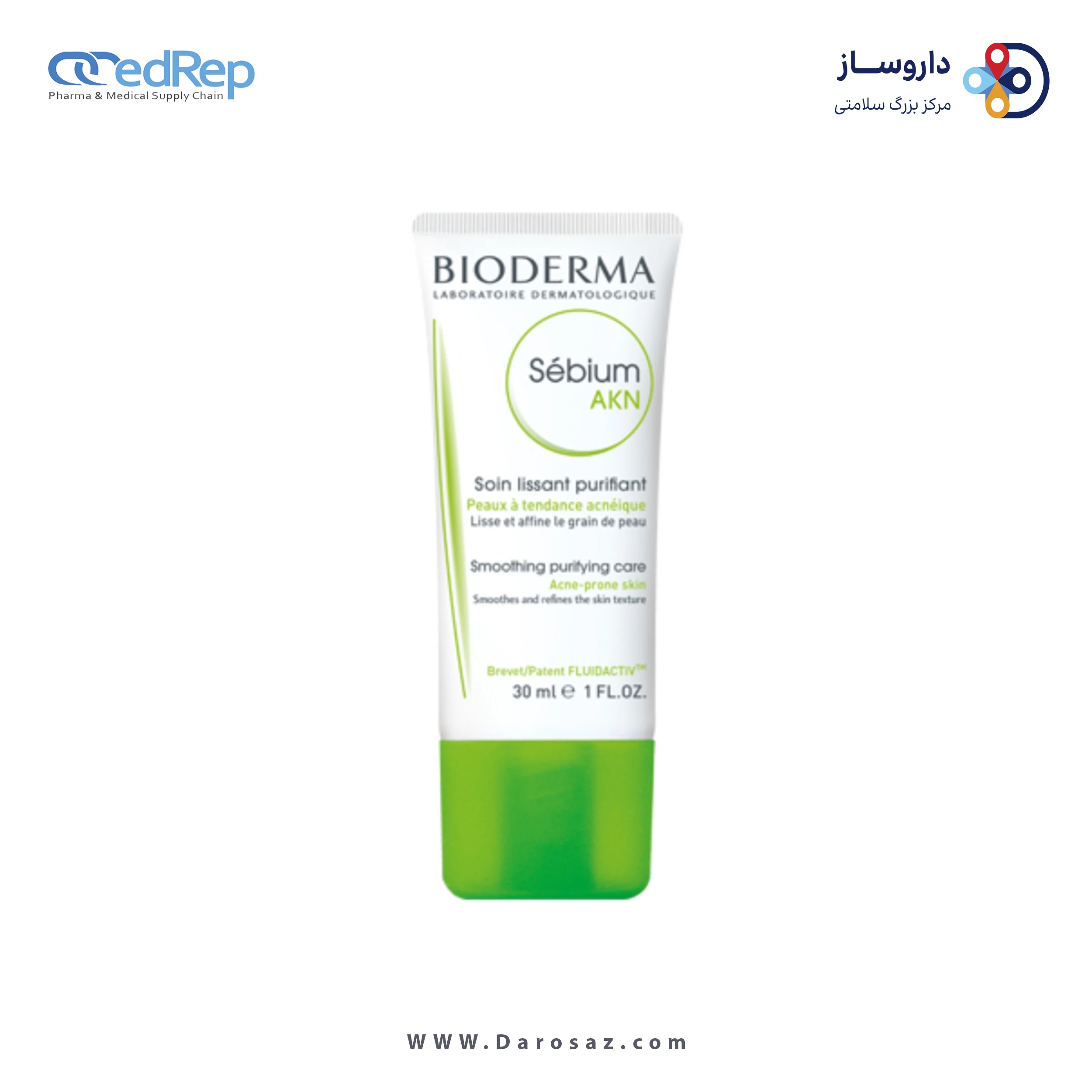 کرمها ، امولسیونها ، لوسیونها ، ژلها و روغنها برای پوست (دست ، صورت ، پا و...)BIODERMA Sebium AKN