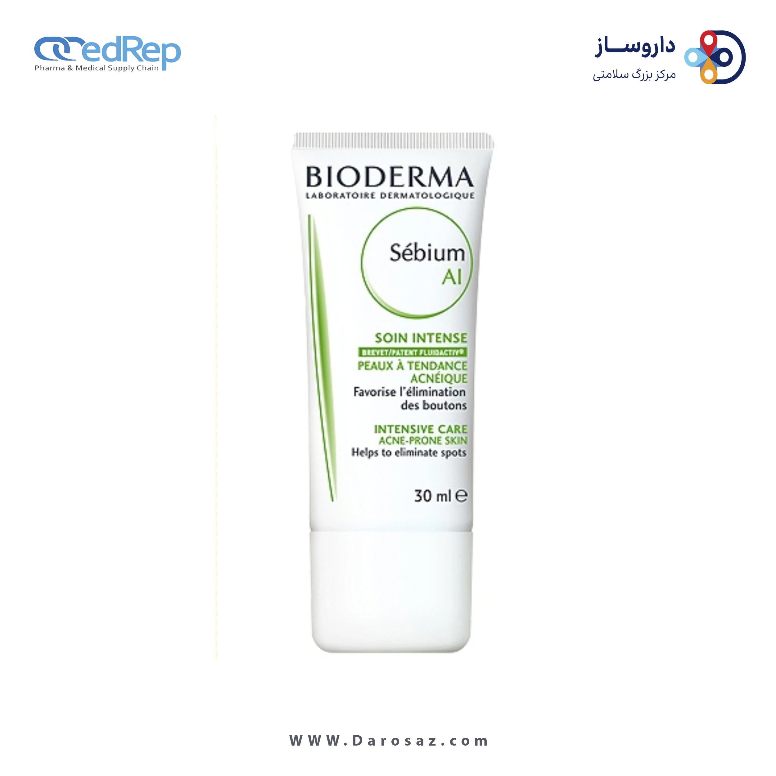 کرمها ، امولسیونها ، لوسیونها ، ژلها و روغنها برای پوست (دست ، صورت ، پا و...)BIODERMA SEBIUM AI