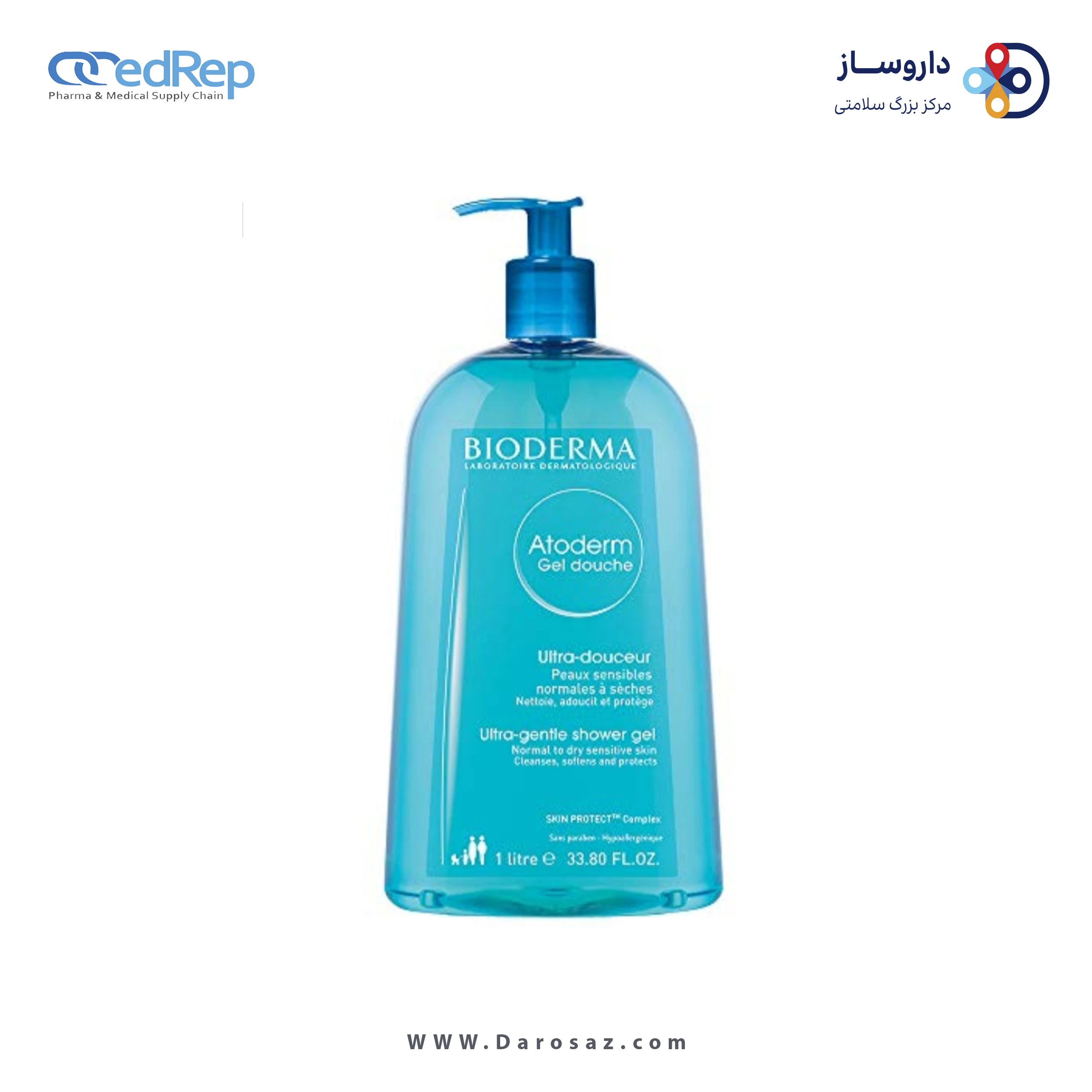 شامپو بدن BIODERMA ATODERM SHOWER GEL 1 L