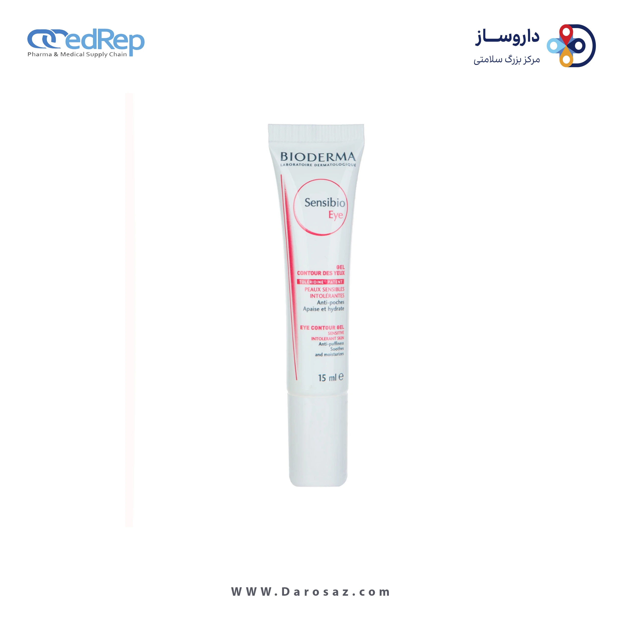 کرمها ، امولسیونها ، لوسیونها ، ژلها و روغنهاBIODERMA Sensibio Eye Contour Gel (Sensibio Eye Gel Contour Des Yeux) 15ml