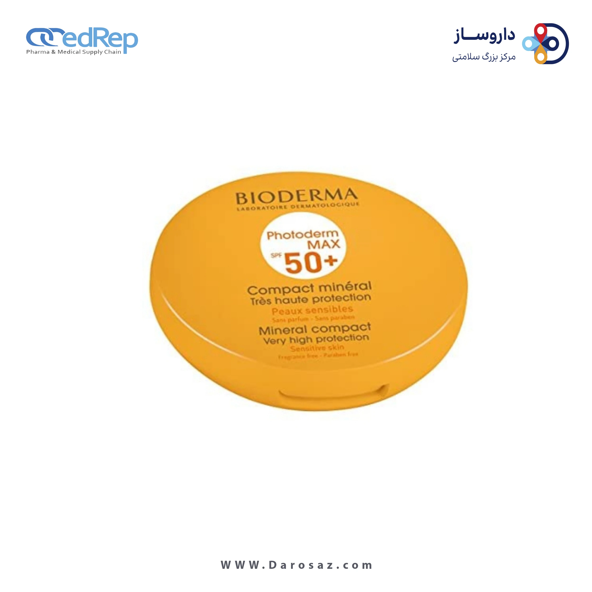 فراورده های برای حمام آفتاب BIODERMA Photoderm Max SPF 50+ Mineral Solar Compact