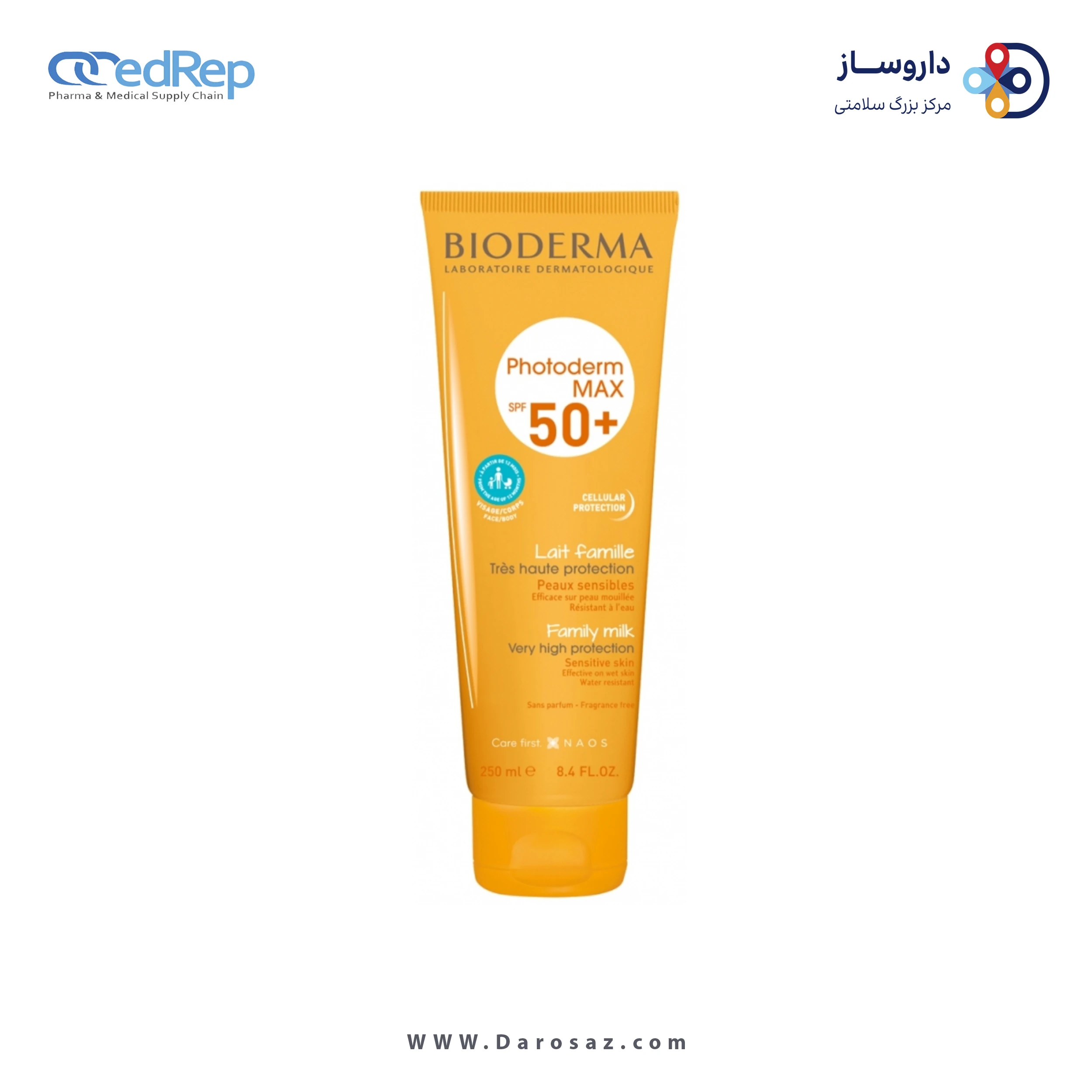 فراورده های برای حمام آفتاب BIODERMA Photoderm Max SPF100 Sun Cream 250ml