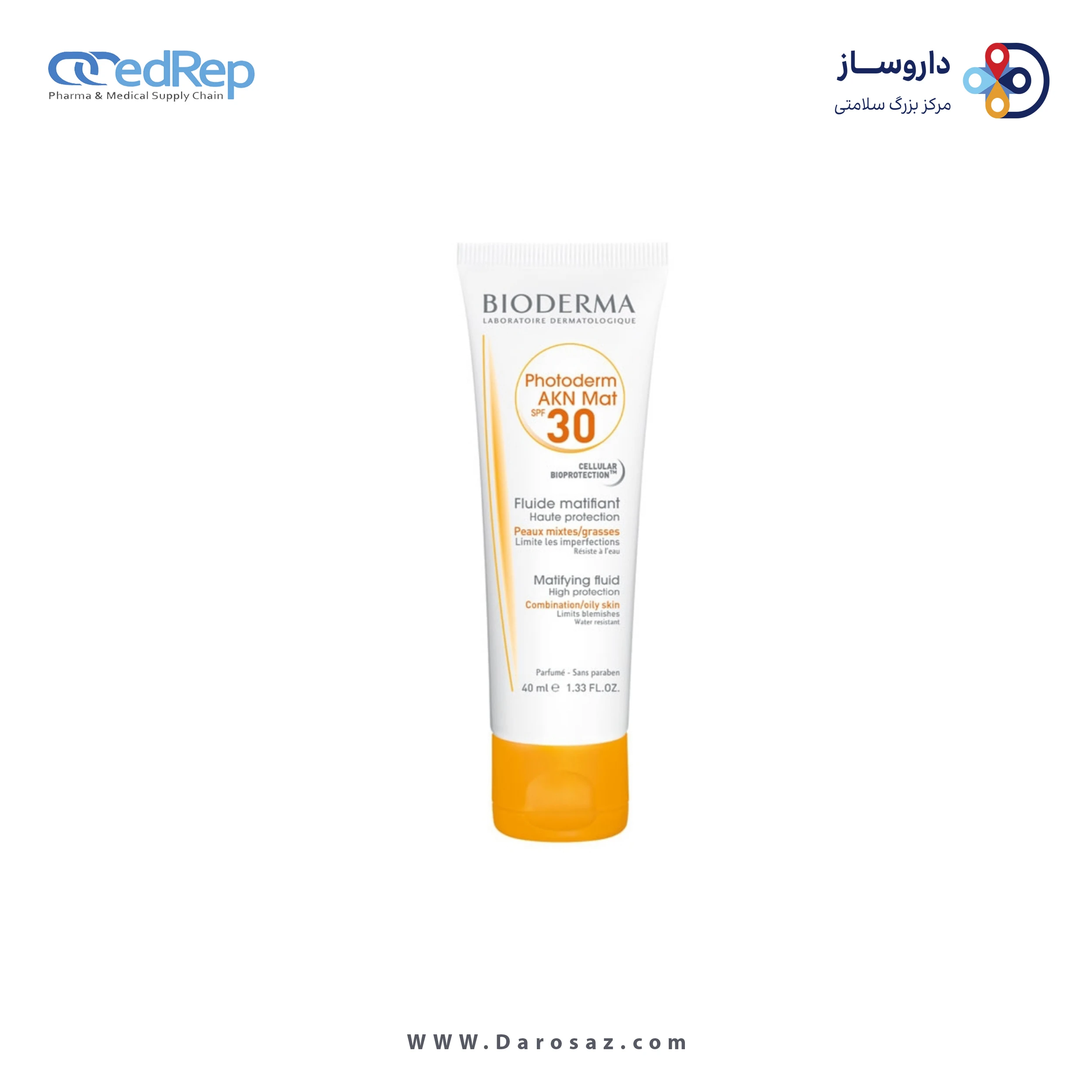 فراورده های برای حمام آفتاب BIODERMA Photoderm Akn Mat SPF 30
