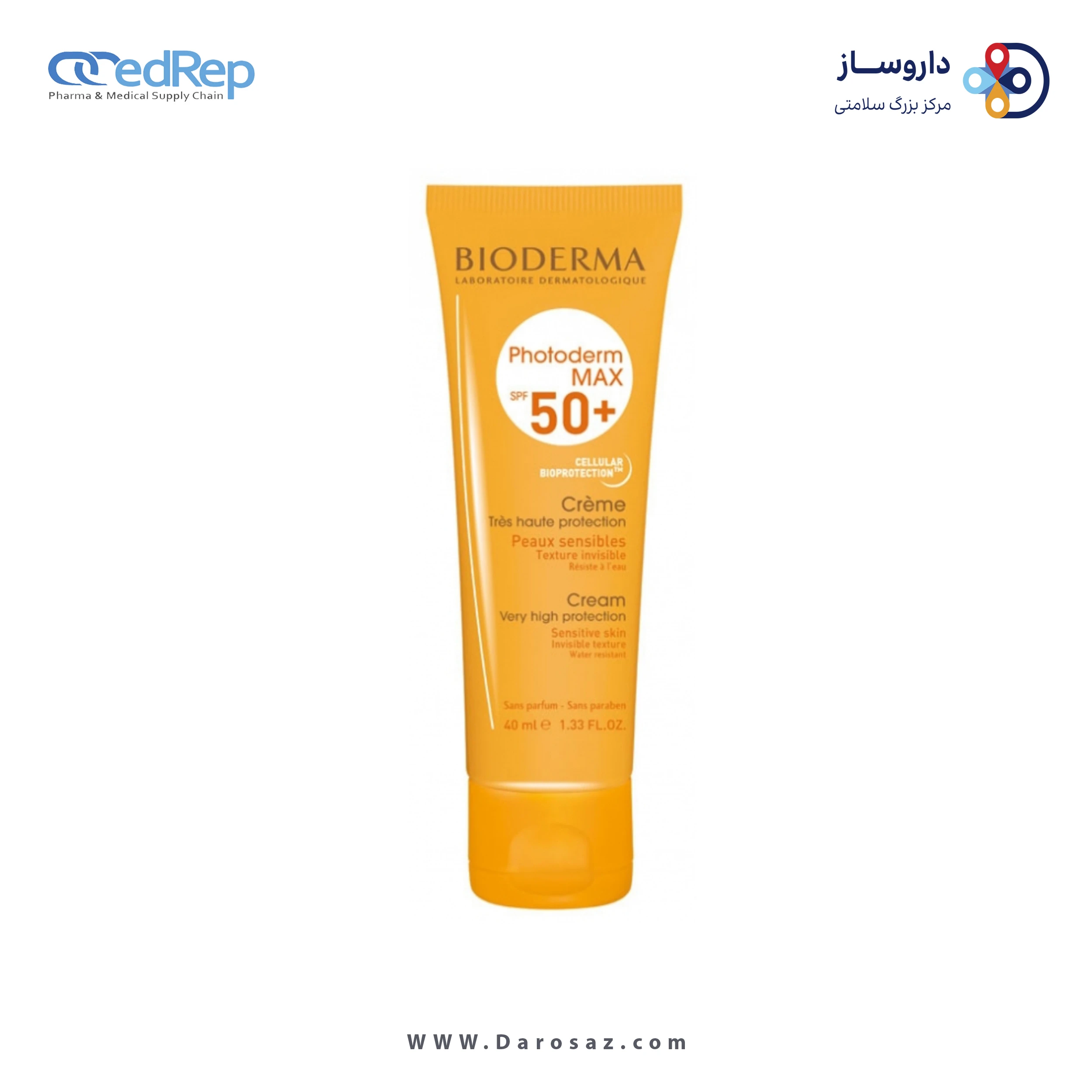 فراورده های برای حمام آفتاب BIODERMA PHOTODERM MAX CREAM SPF50+