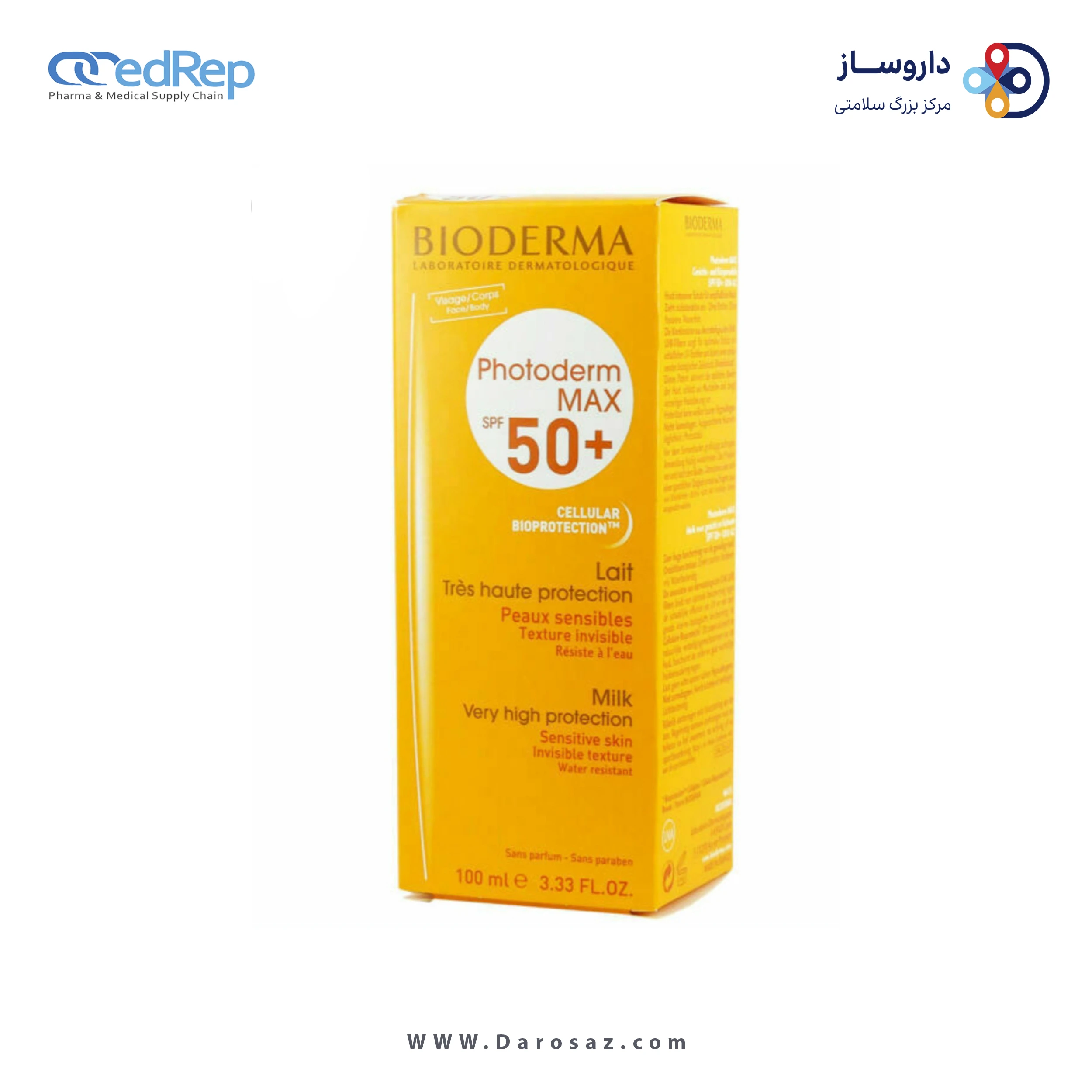 فراورده های برای حمام آفتاب BIODERMA PHOTODERM MAX MILK SPF50+