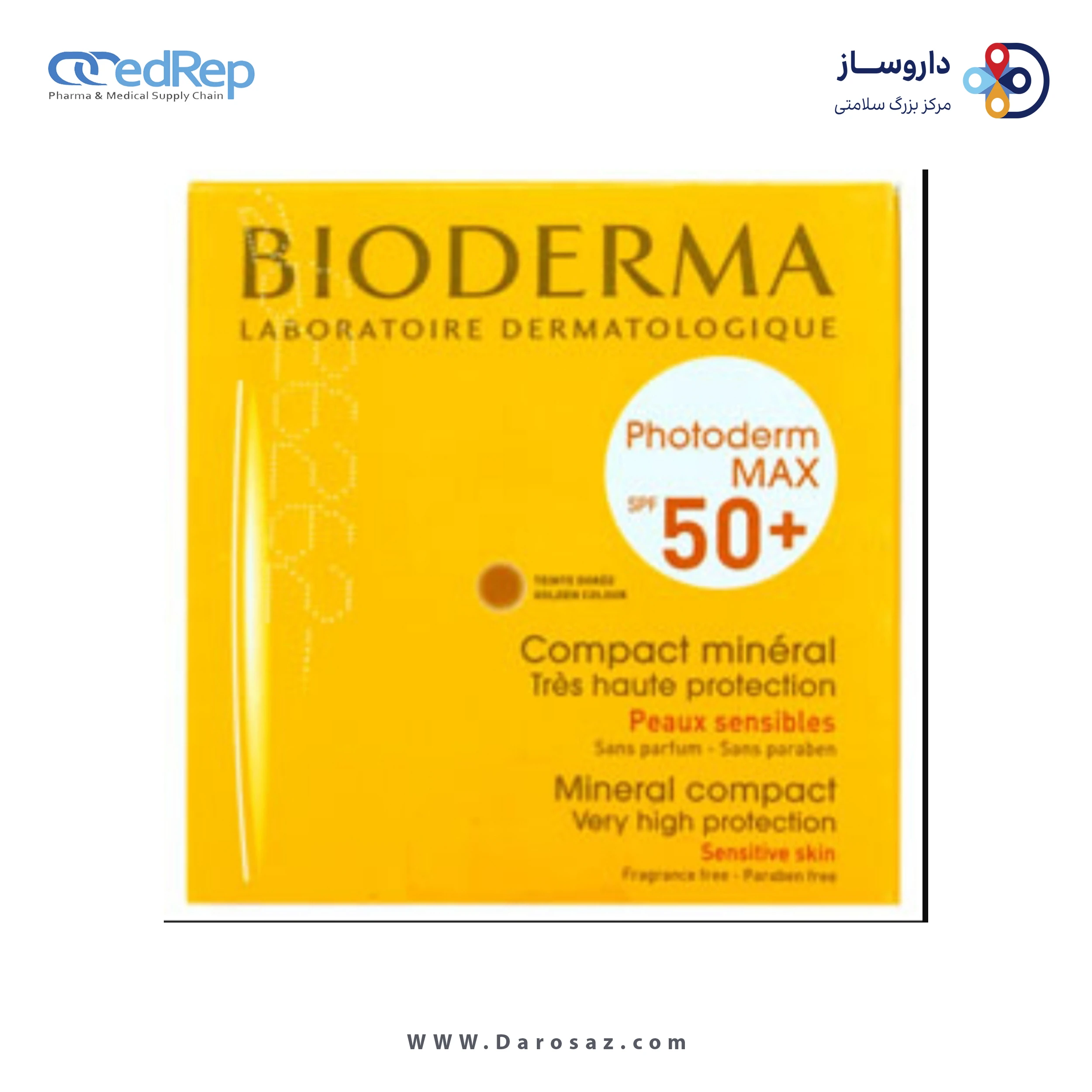 فراورده های برای حمام آفتاب BIODERMA Photoderm Max SPF 50+ Mineral Solar Compact
