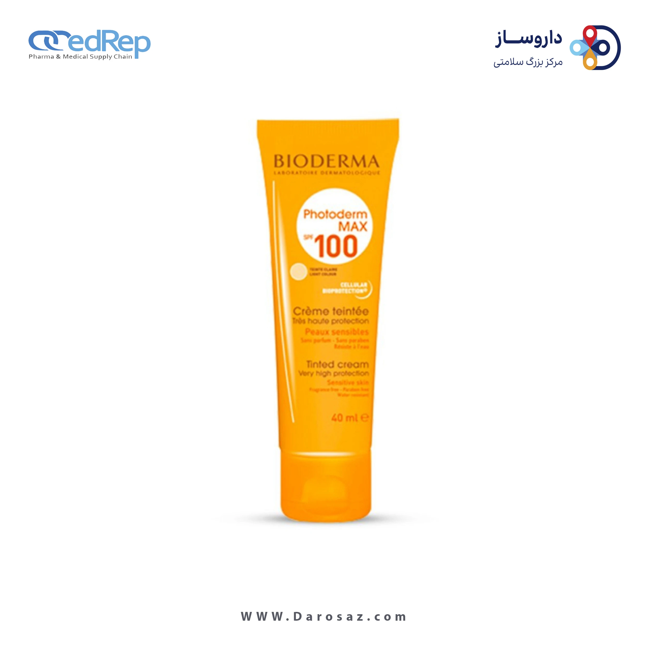 فراورده های برای حمام آفتاب BIODERMA Photoderm Max Sun Fluid SPF100 40ml