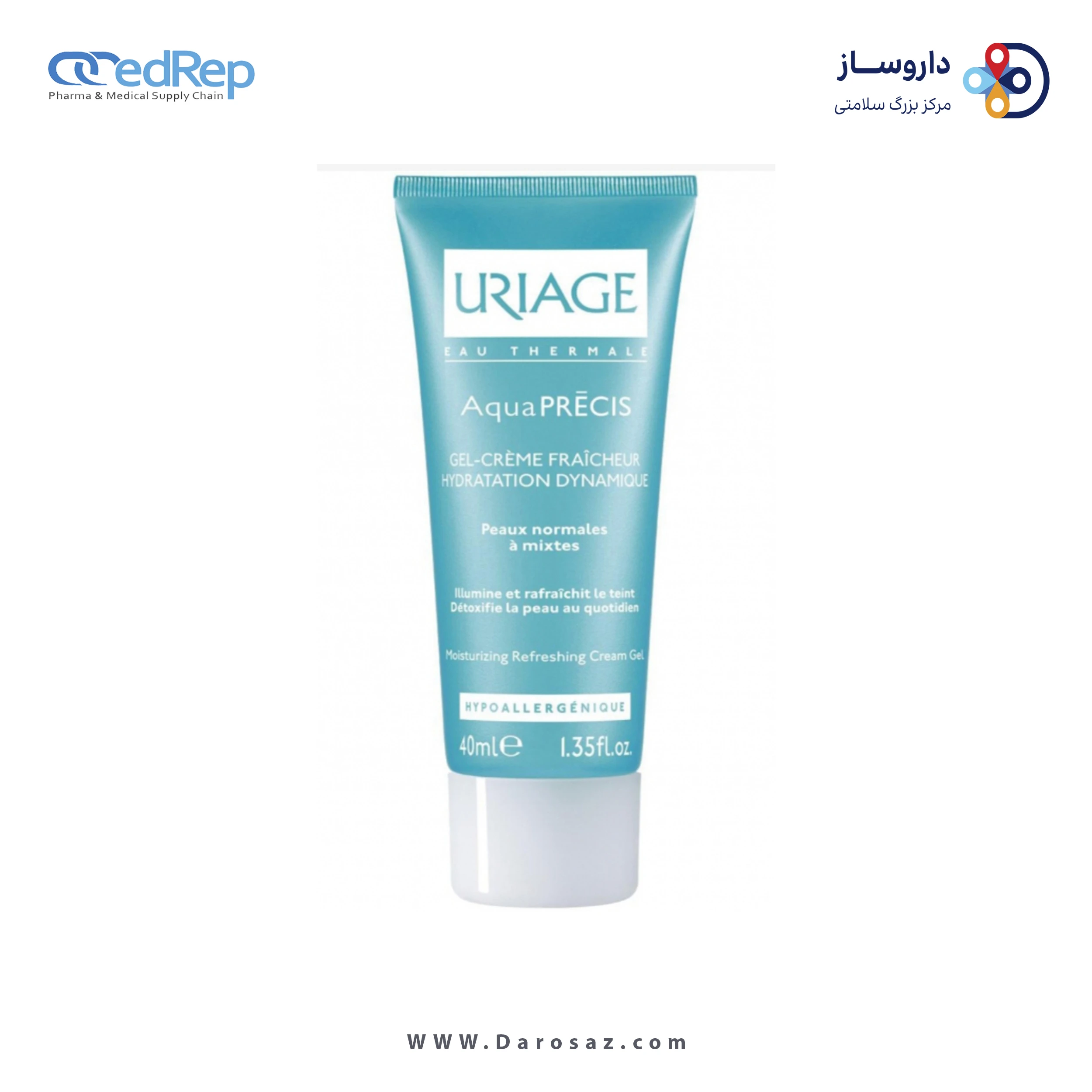 ژل کرم مرطوب کننده پوست آکوا پریس