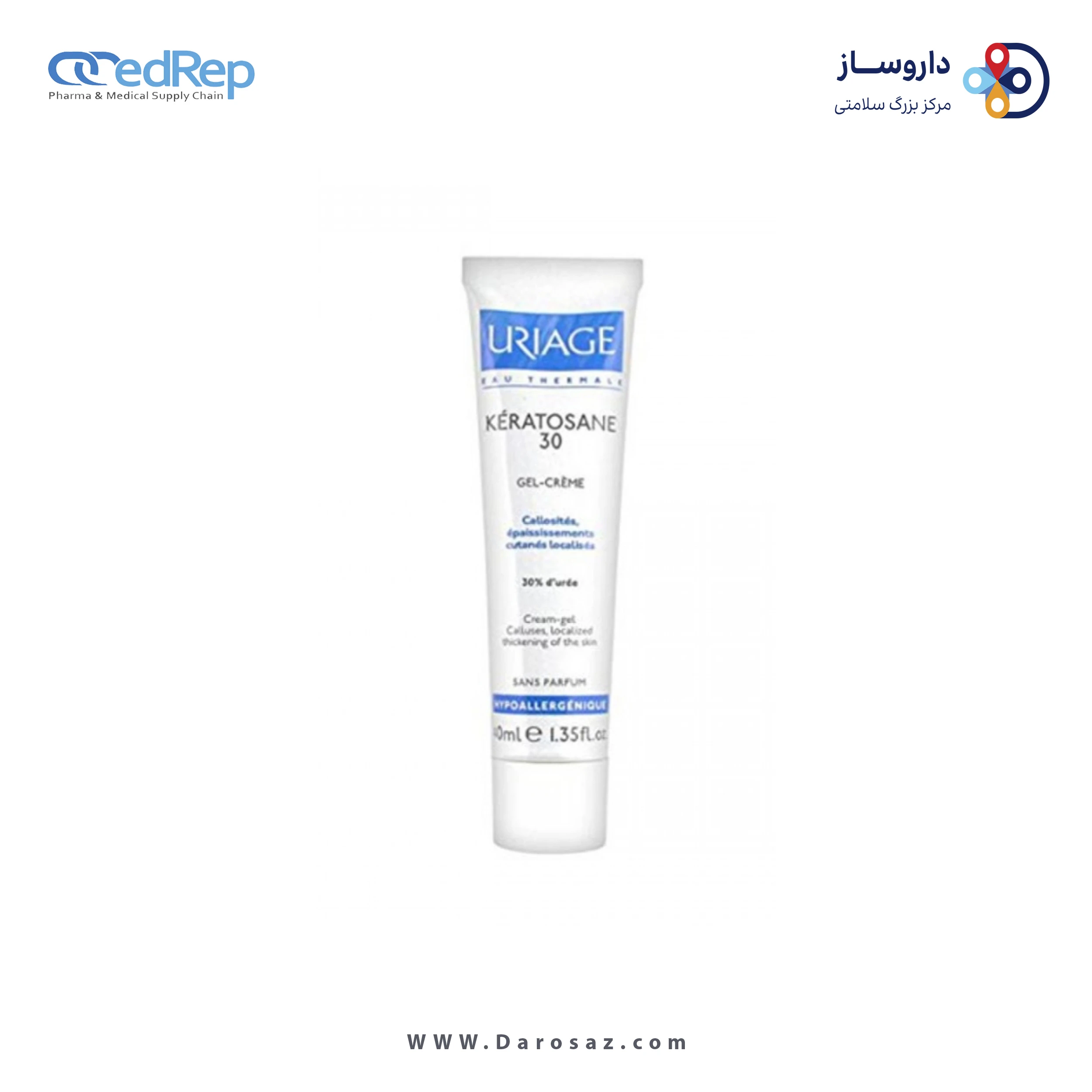کرمها ، امولسیونها ، لوسیونها ، ژلها و روغنها برای پوست (دست ، صورت ، پا و...)URIAGE Keratosane30 Gel Crème