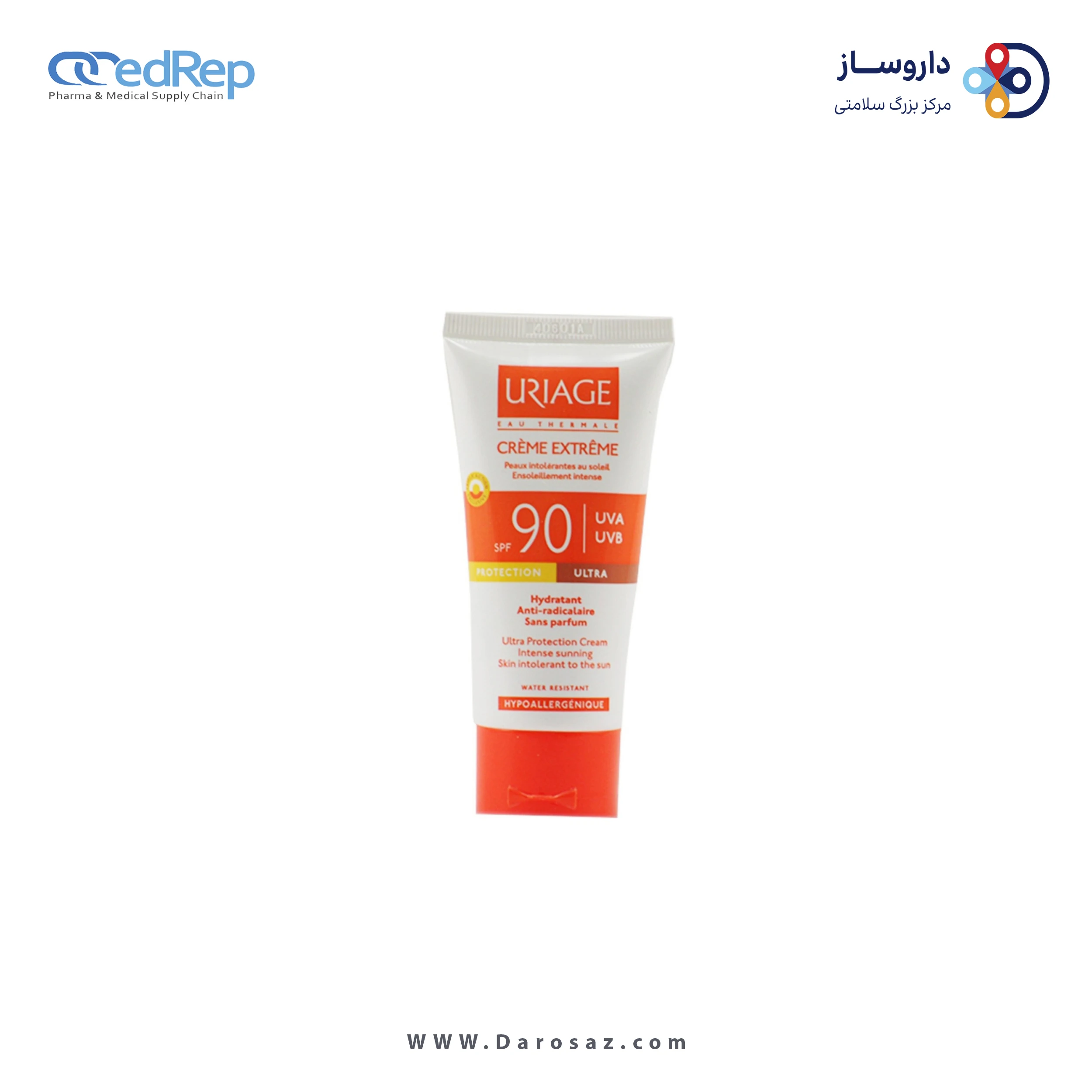 کرم محافظت کننده پوست با SPF 90