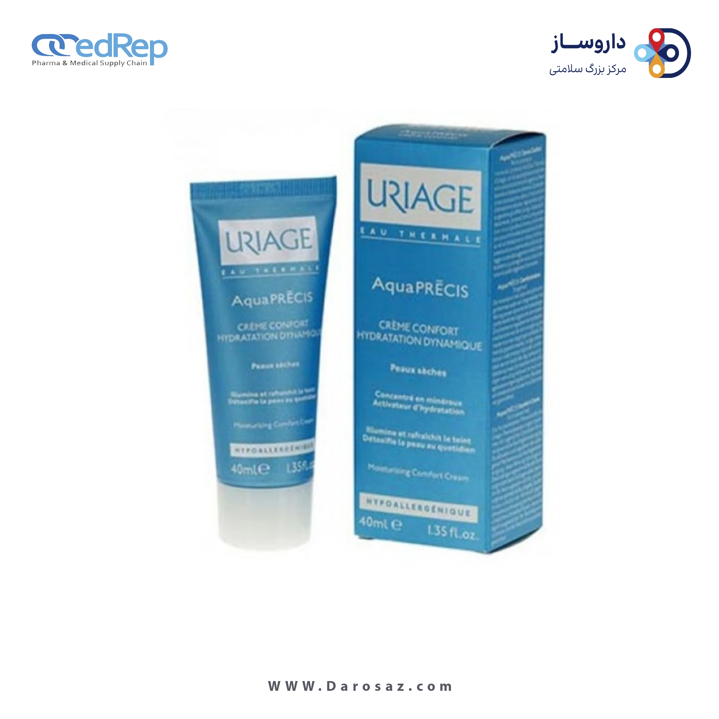 کرمها ، امولسیونها ، لوسیونها ، ژلها و روغنهاURIAGE Aquaprecis Gel Defatigant Yeux Hydratant Dynamique Eye Contour Care