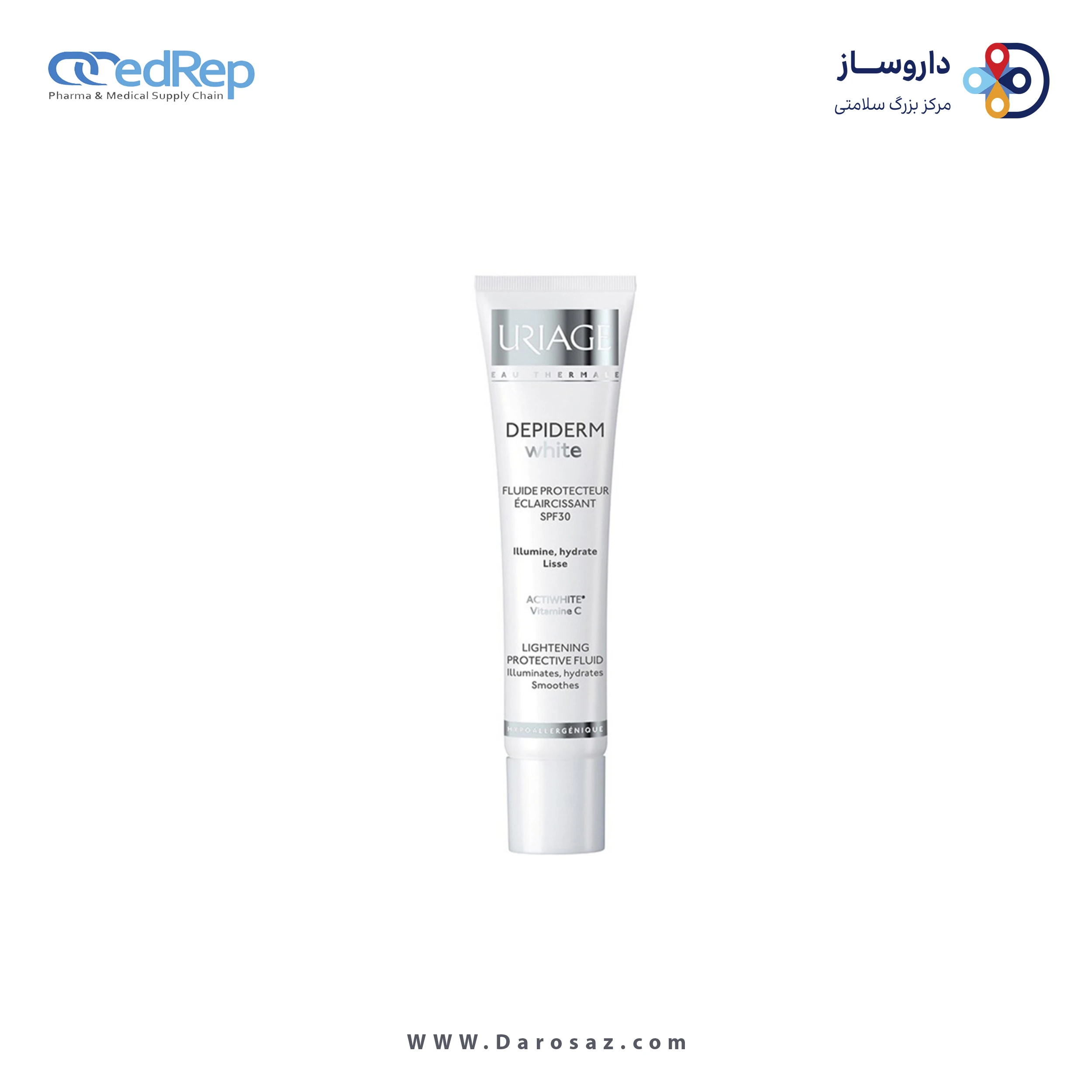فراورده های سفید کننده پوست URIAGE DEPIDERM WHITE LIGHTENING PROTECTIVE FLUID SPF30