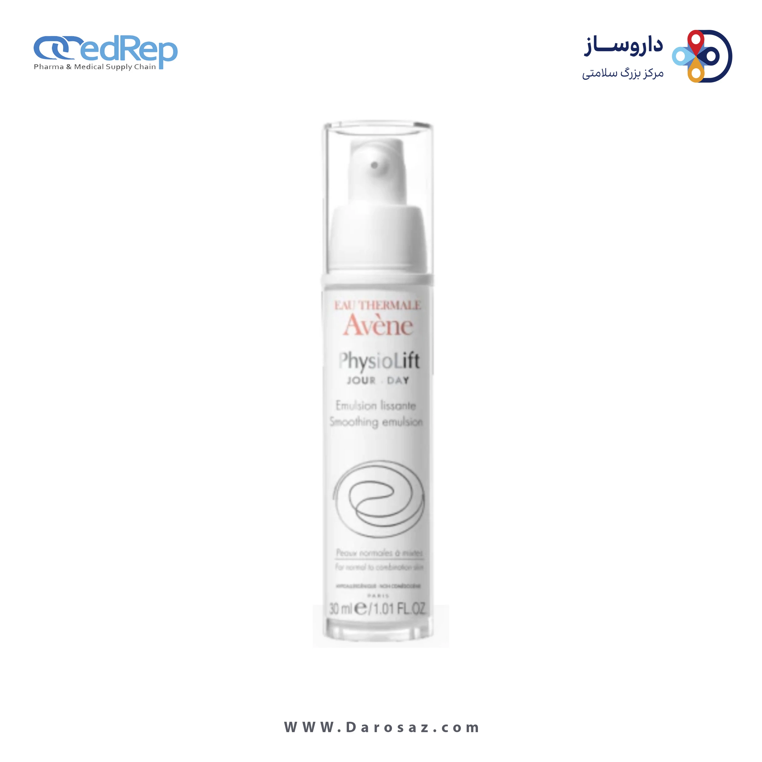 کرمها ، امولسیونها ، لوسیونها ، ژلها و روغنها برای پوست (دست ، صورت ، پا و...)AVENE PHYSIOLIFT FIRMING ,ANTI –AGING ,SMOOTHING DAY EMULSION (FOR SENSITIVE NORMAL TO COMBINATION SKIN )