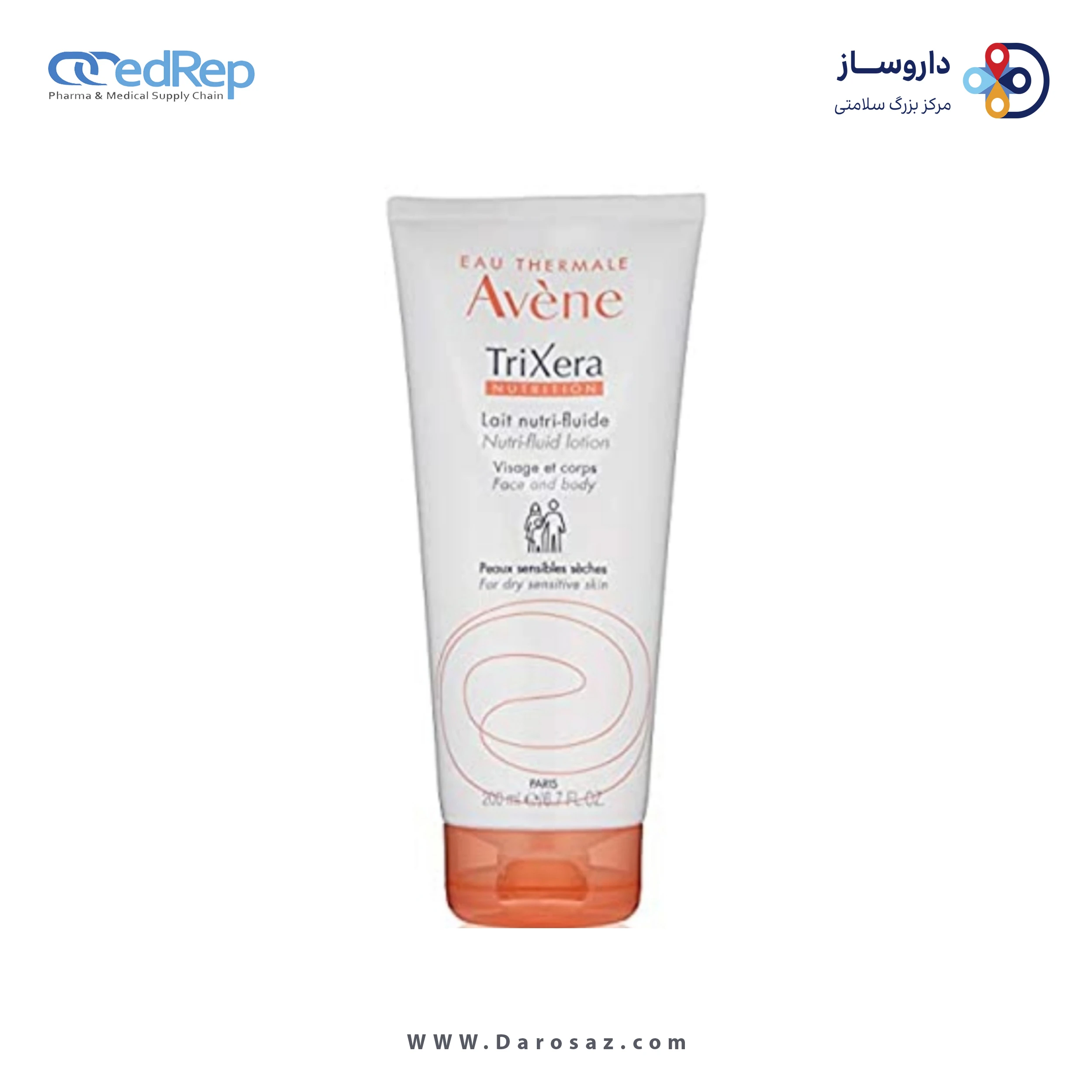 کرمها ، امولسیونها ، لوسیونها ، ژلها و روغنها برای پوست (دست ، صورت ، پا و...)AVENE EAU THERMALE AVENE TRIXERA NUTRITION LAIT NUTRI FLUIDE 200ML