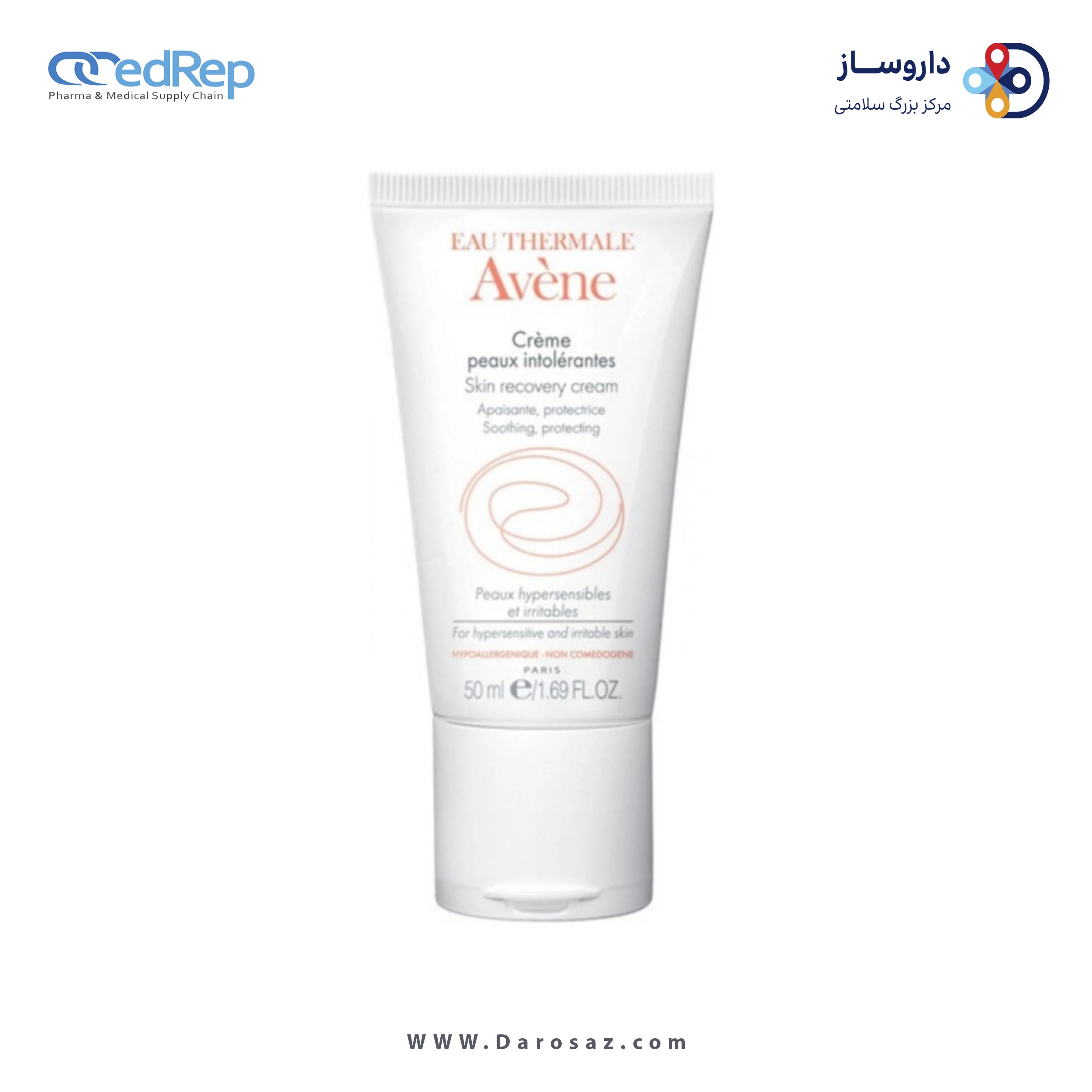 کرمها ، امولسیونها ، لوسیونها ، ژلها و روغنها برای پوست (دست ، صورت ، پا و...)AVENE SKIN RECOVERY CREAM (SOOTHING ,PROTECTING ( D.E.F.I