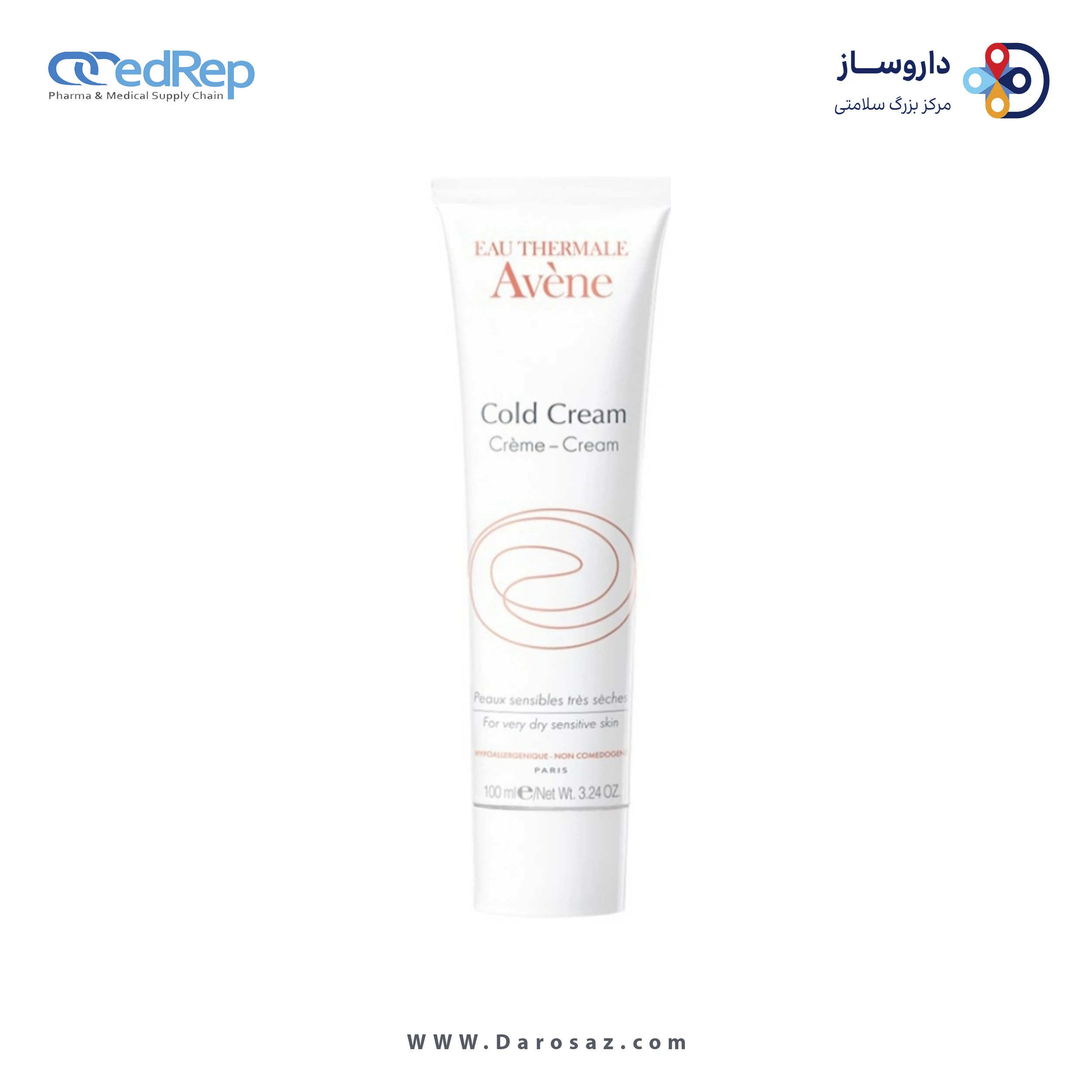 کرمها ، امولسیونها ، لوسیونها ، ژلها و روغنها برای پوست (دست ، صورت ، پا و...)AVENE Cold Cream for Very Dry Sensitive Skin 100Ml