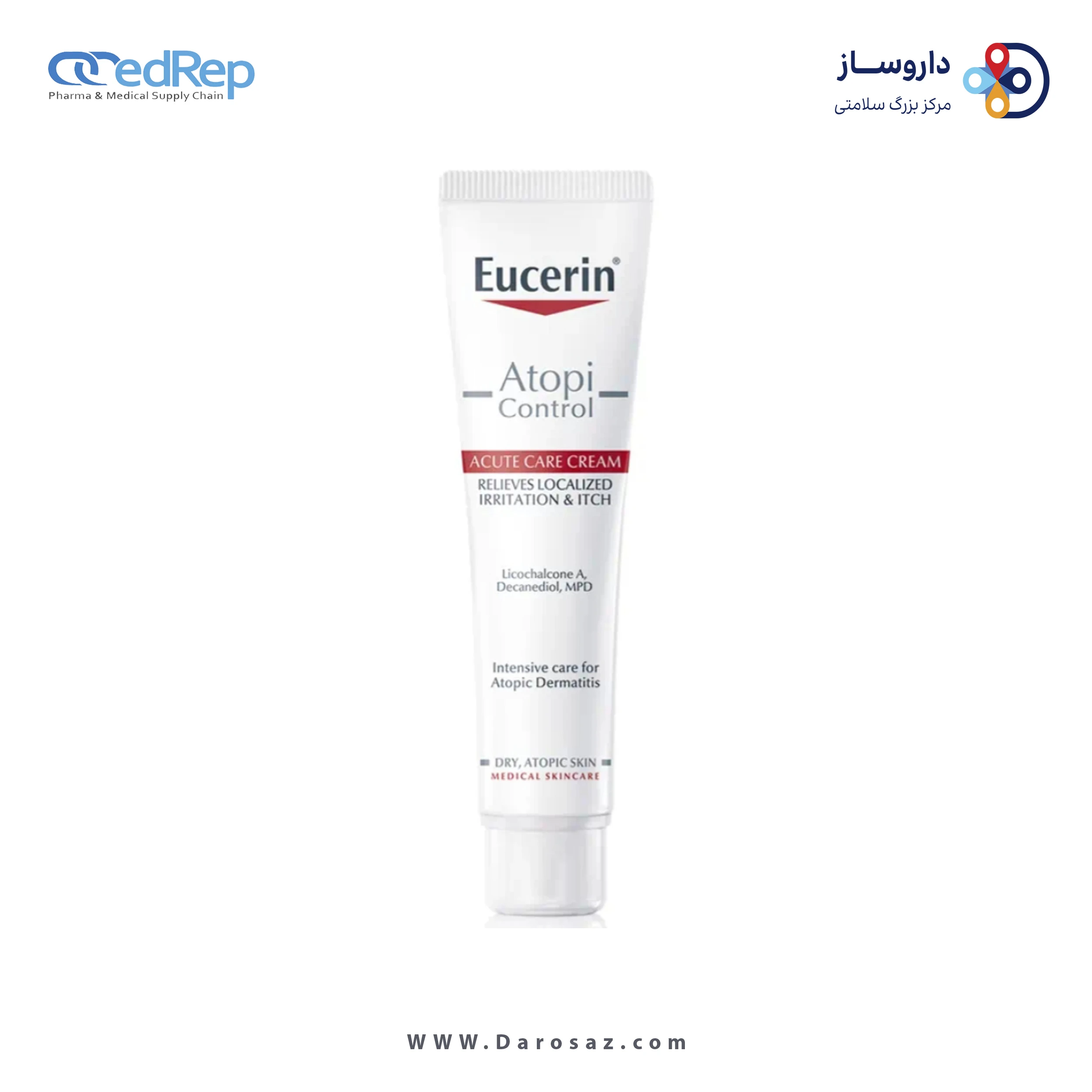 کرمها ، امولسیونها ، لوسیونها ، ژلها و روغنها برای پوست (دست ، صورت ، پا و...)EUCERIN ATOPI CONTROL ACUTE CARE CREAM FOR DRY AND ON DIRRITATED SKIN
