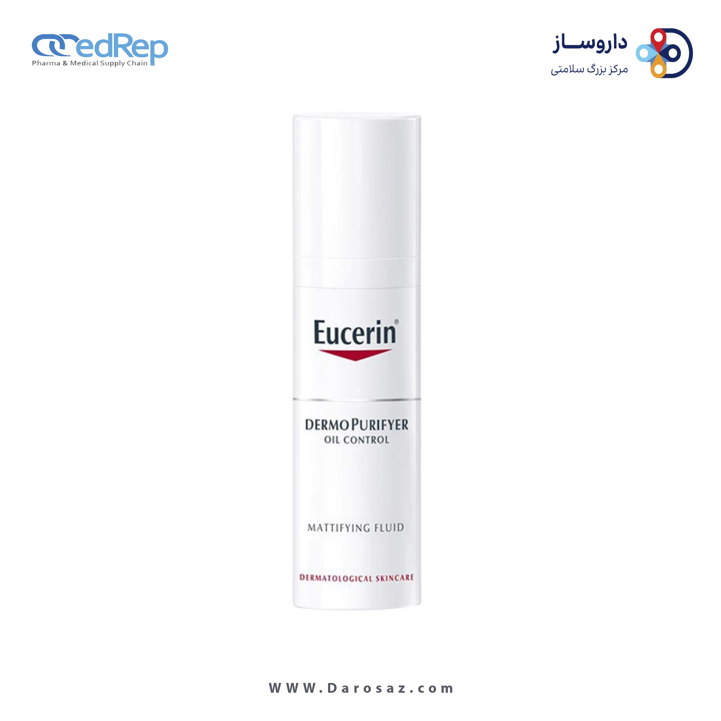 کرمها ، امولسیونها ، لوسیونها ، ژلها و روغنها برای پوست (دست ، صورت ، پا و...)EUCERIN DERMOPURIFYER OIL CONTROL MATTIFYING FLUID