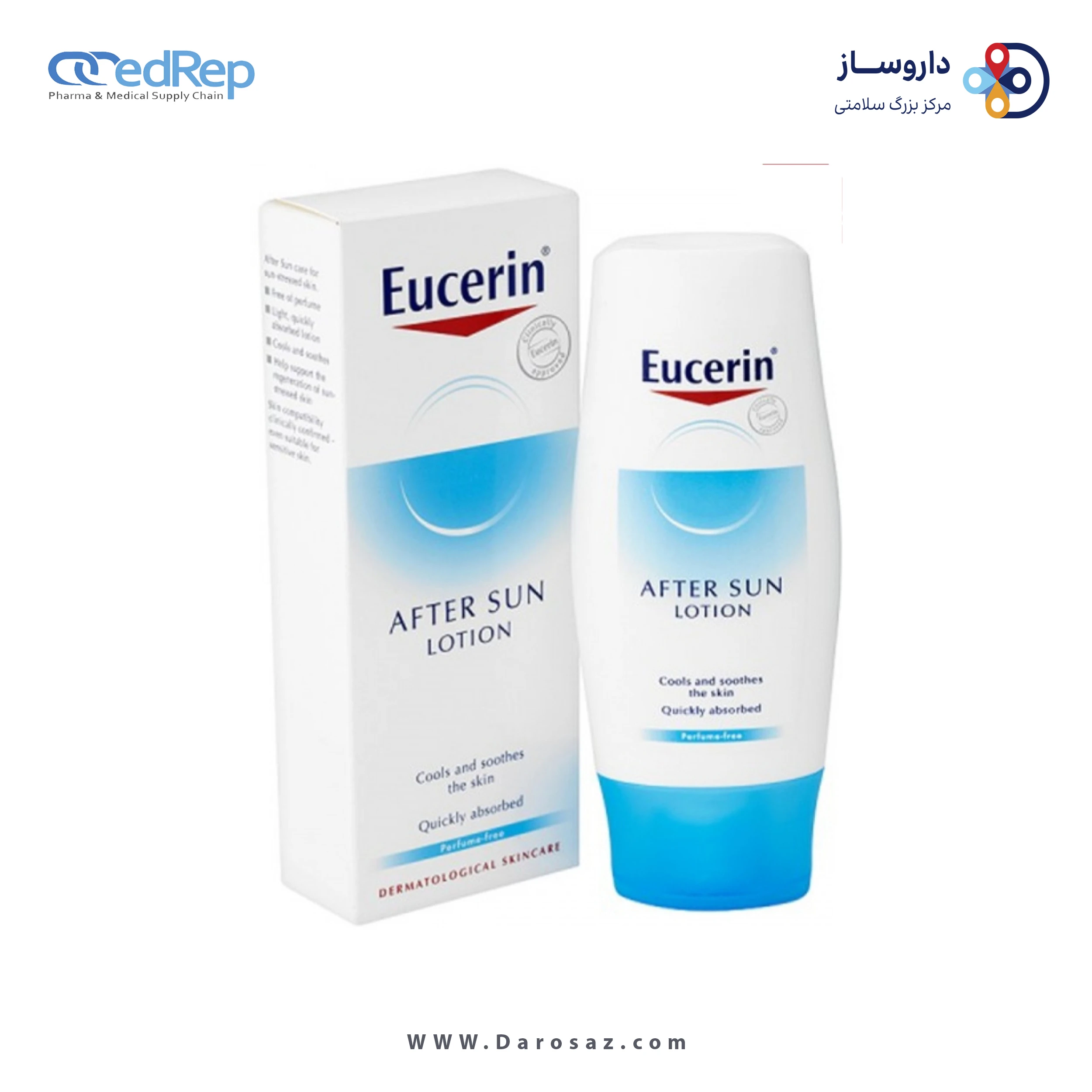 کرمها ، امولسیونها ، لوسیونها ، ژلها و روغنها برای پوست (دست ، صورت ، پا و...)EUCERIN After Sun Lotion