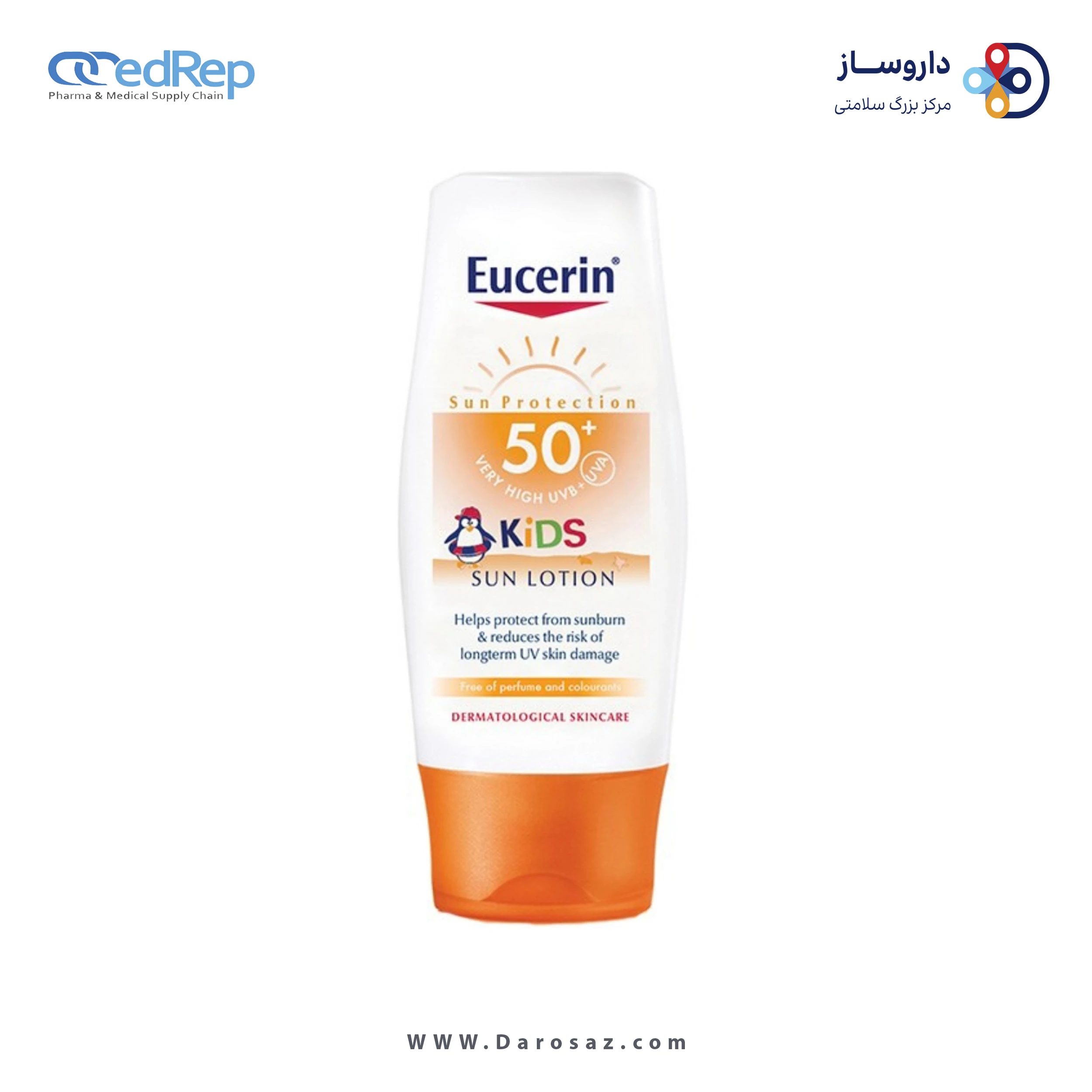 فراورده های برای حمام آفتاب EUCERIN Sun Kids Lotion SPF50