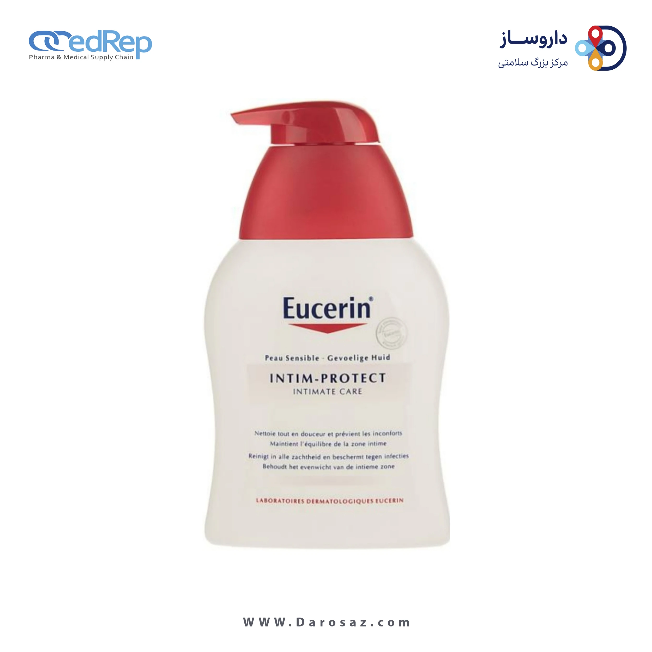 شامپو بدن EUCERIN Intimate Care Wash Lotion ۲۵۰ml