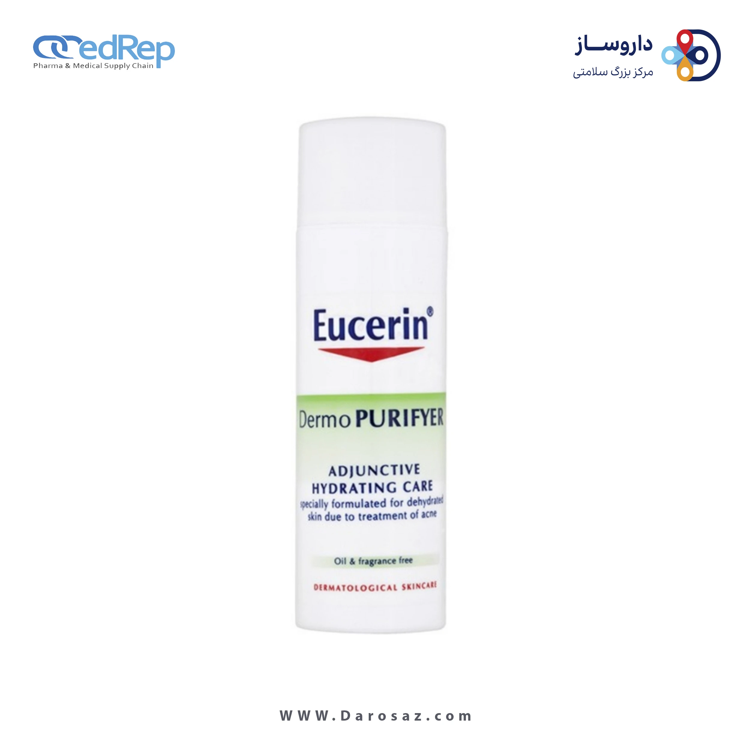 کرمها ، امولسیونها ، لوسیونها ، ژلها و روغنها برای پوست (دست ، صورت ، پا و...)EUCERIN Dermo purifyer Adjunctive Hydrating Care