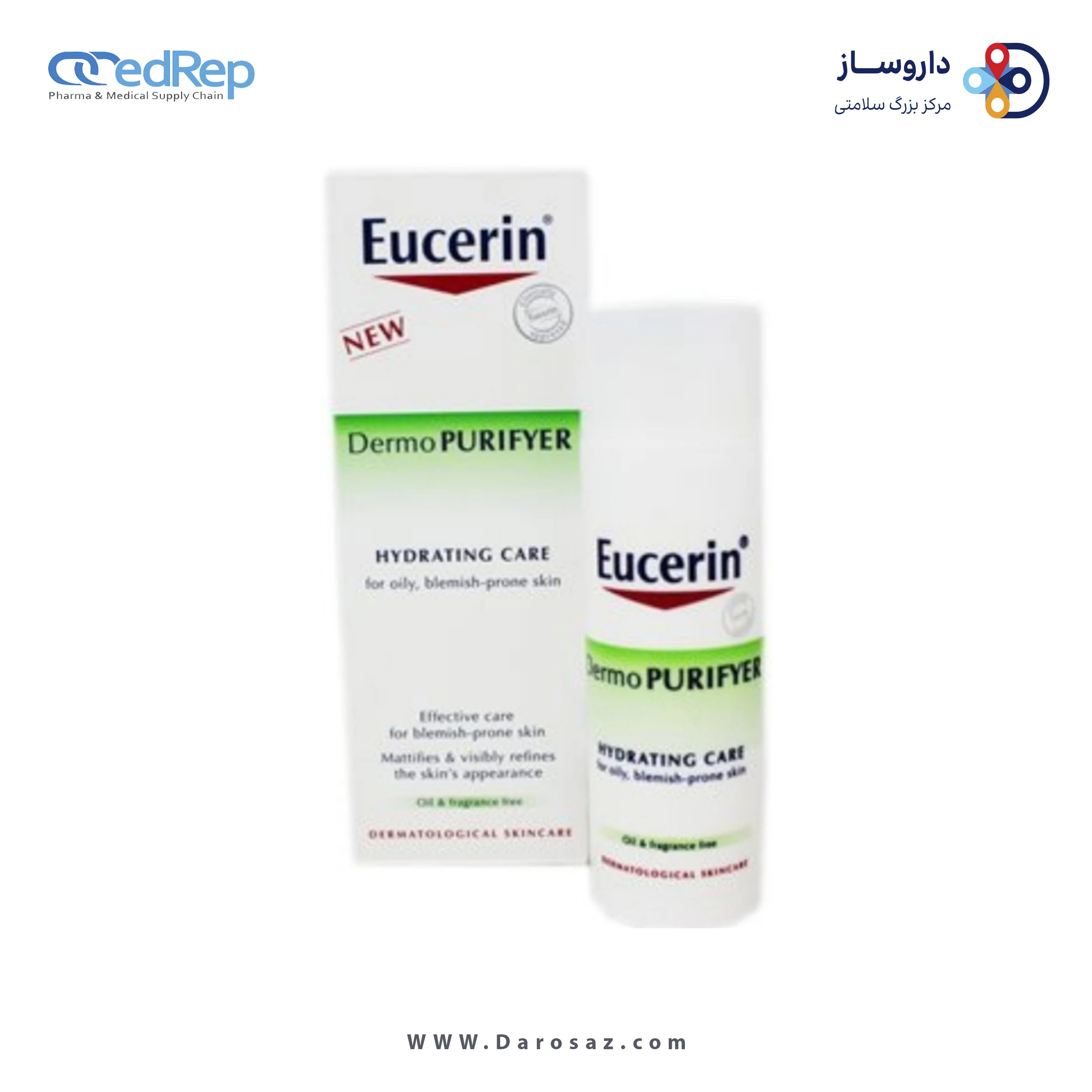 کرمها ، امولسیونها ، لوسیونها ، ژلها و روغنها برای پوست (دست ، صورت ، پا و...)EUCERIN Dermo Purifyer Hydrating Care