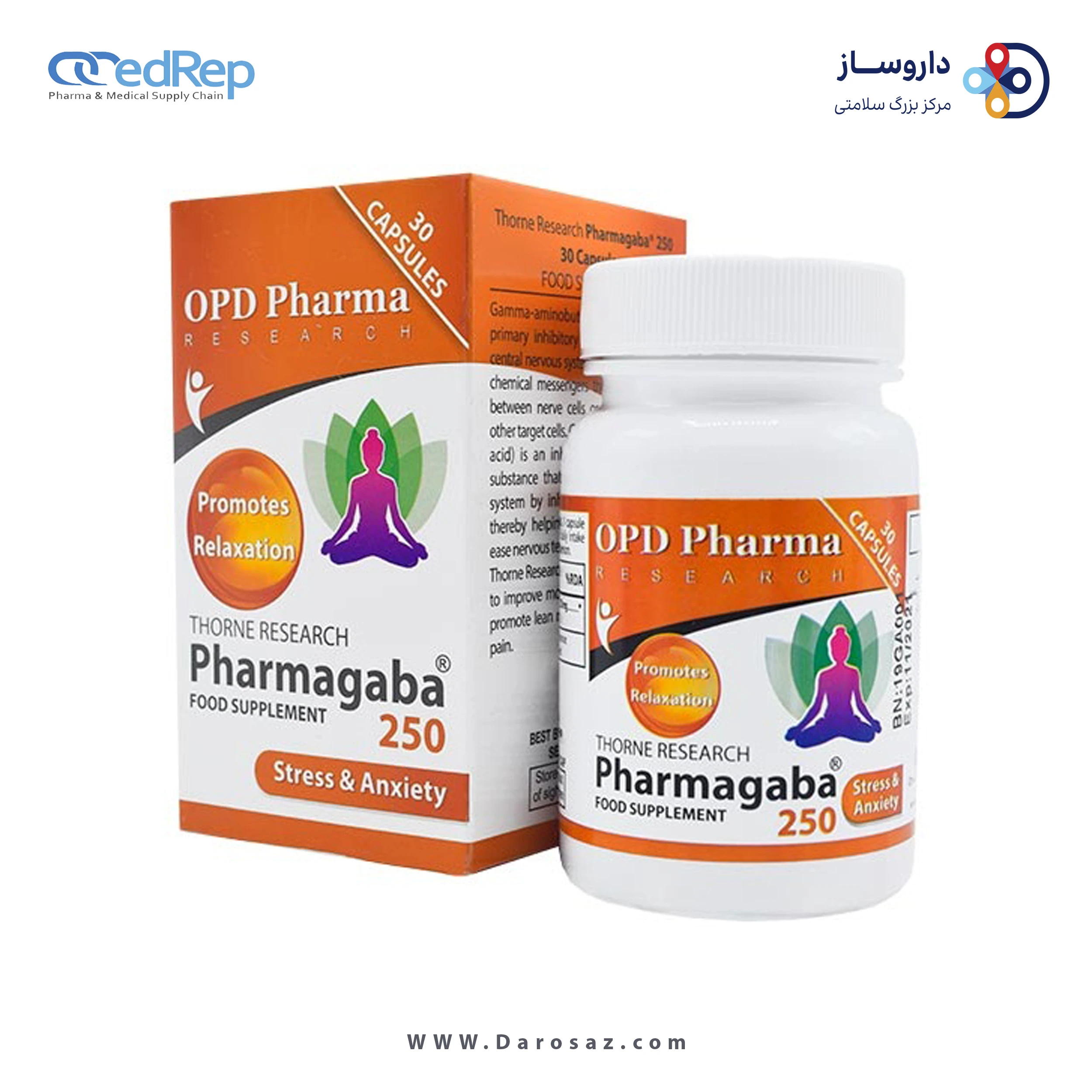 تورن ریسرچ فارما گابا کپسول