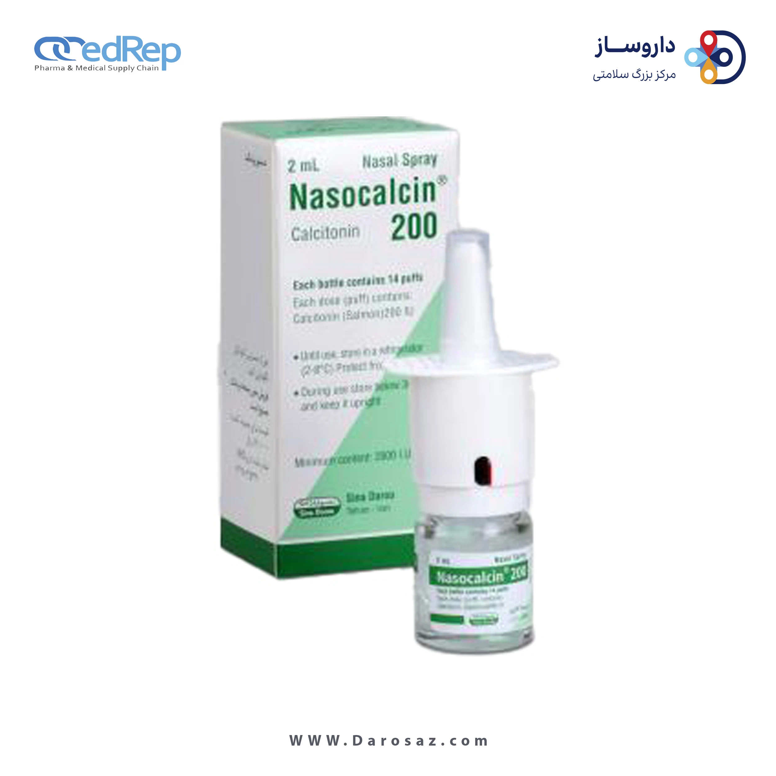 کلسی تونین سالمون  200[iU]/1dose,14dose اسپری بینی