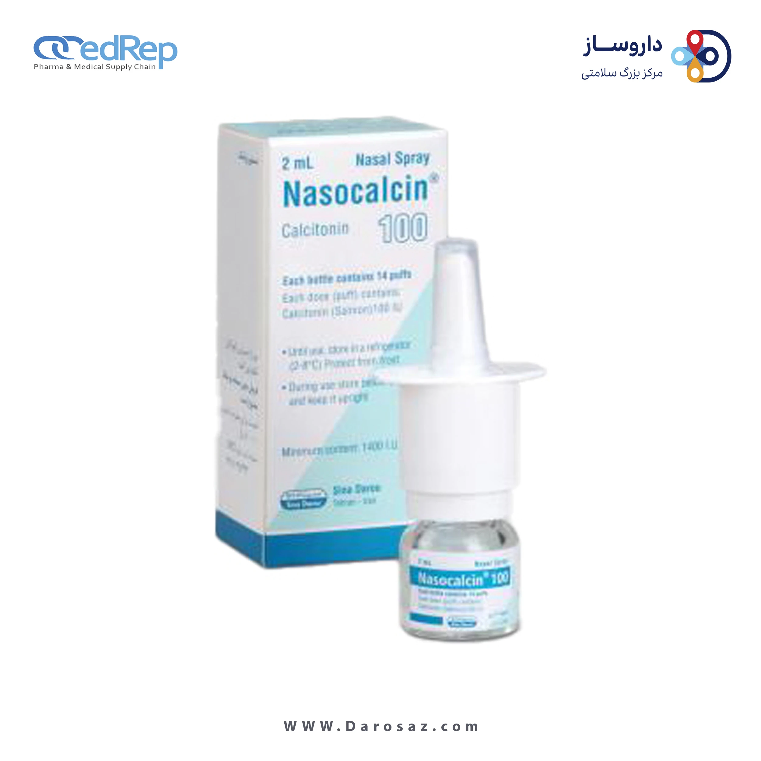 کلسی تونین سالمون  100[iU]/1dose,16dose اسپری بینی