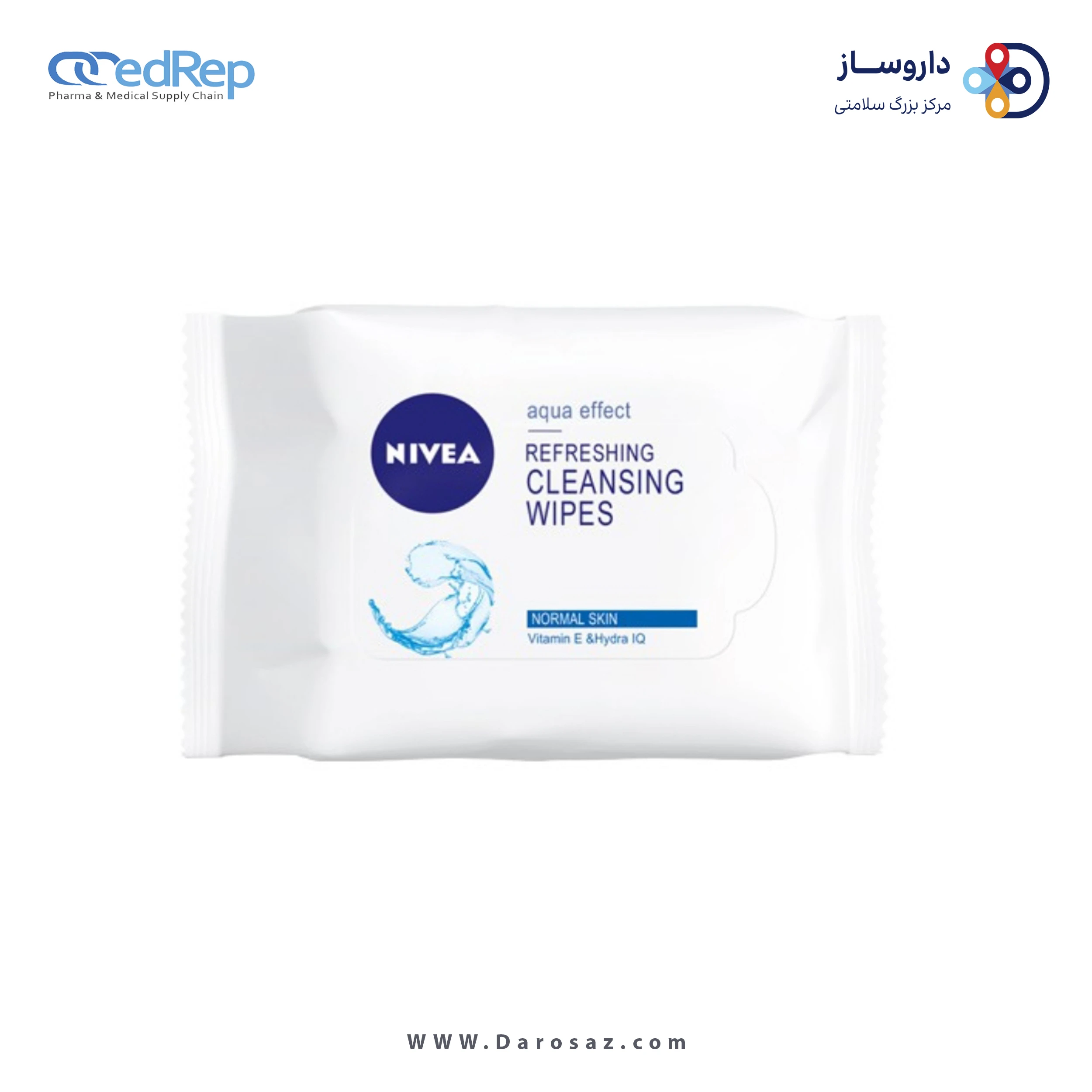دستمال پاک کننده صورت و بدنNIVEA REFRESHING CLEANSING WIPES NORMAL SKIN