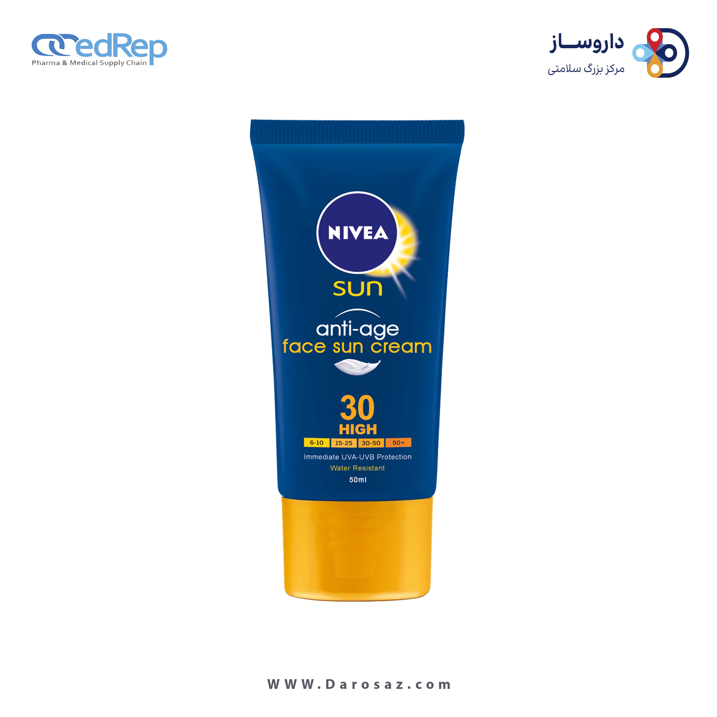 کرم ضد آفتاب و ضد پیری SPF30 نیوا 50 میلی لیتر