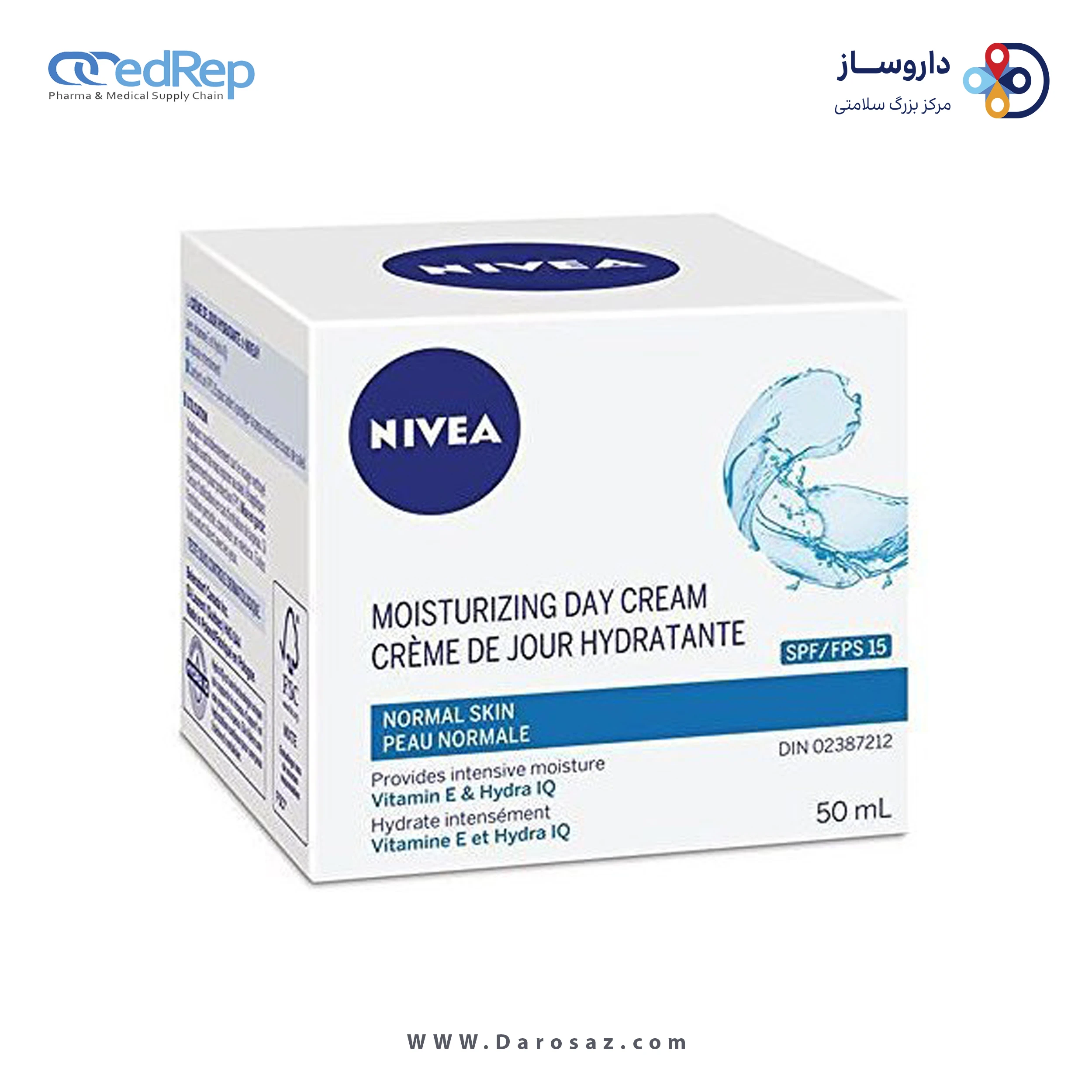 کرم مرطوب کننده مخصوص روز ای پی اف 15