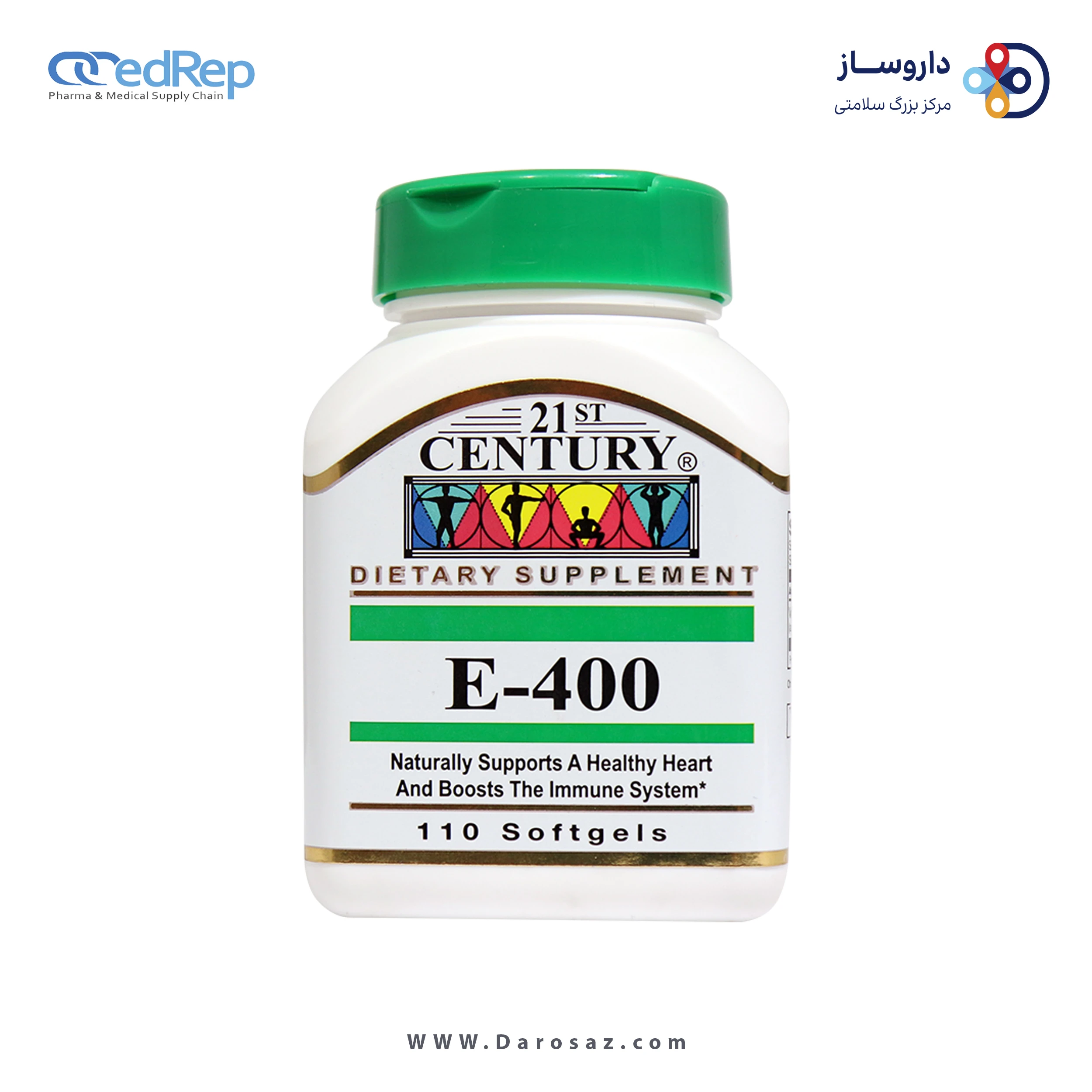 ویتامین ای هلث کیر 400 واحد سافت ژل