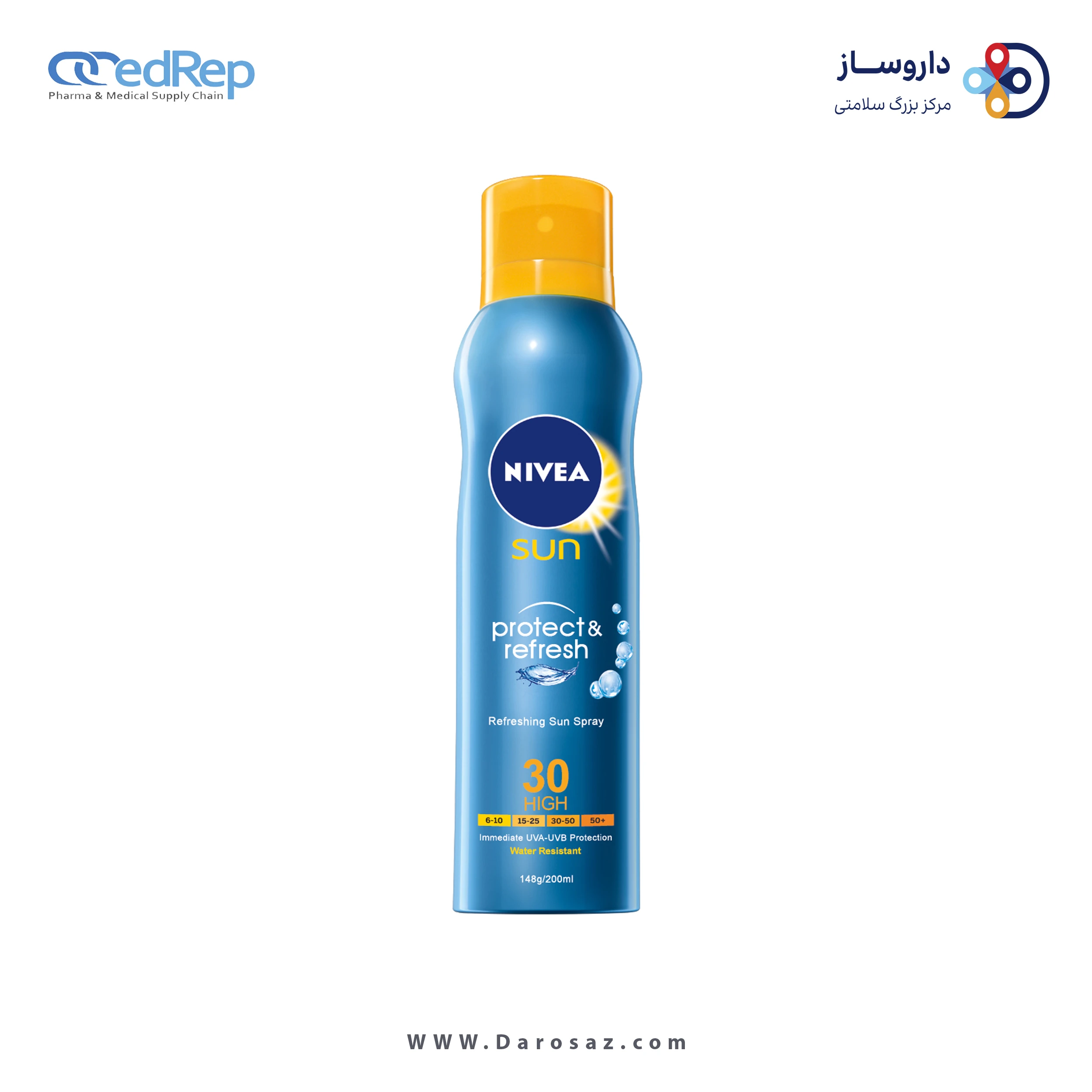 اسپری ضد‌ آفتاب با ۲۰۰میلی SPF30,