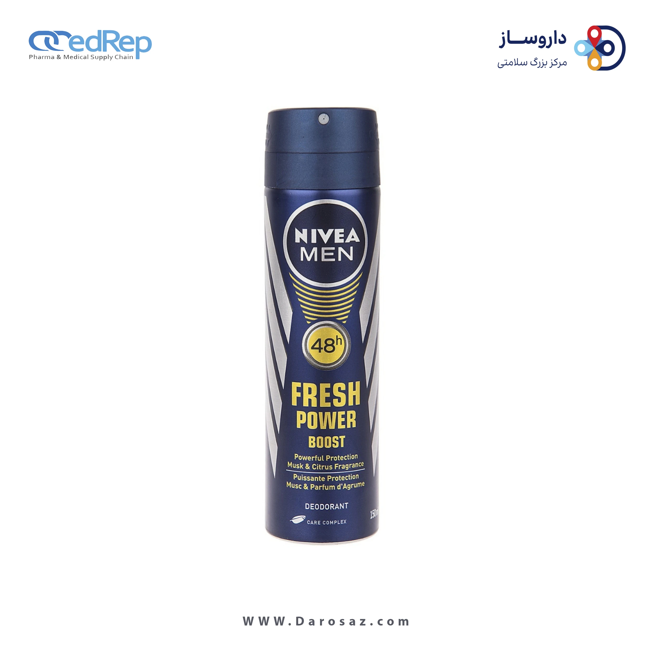 اسپری مردانه Fresh Power Boost نیوا 150 میلی لیتری
